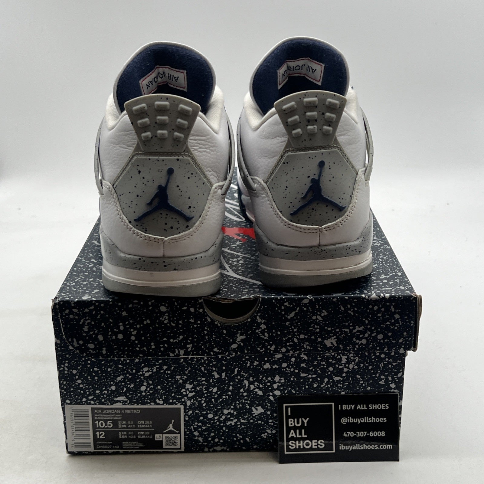 Size 10.5 - Air Jordan 4 Retro Mid Midnight Navy (DH6927-140)