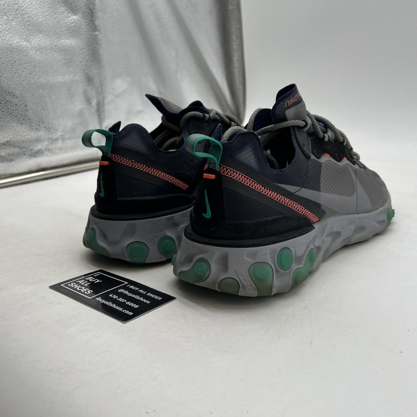 Size 12 - Nike React Element 87 Neptune Green (AQ1090-005)