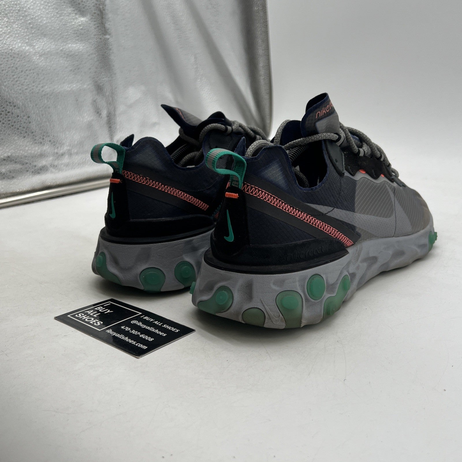 Size 12 - Nike React Element 87 Neptune Green (AQ1090-005)