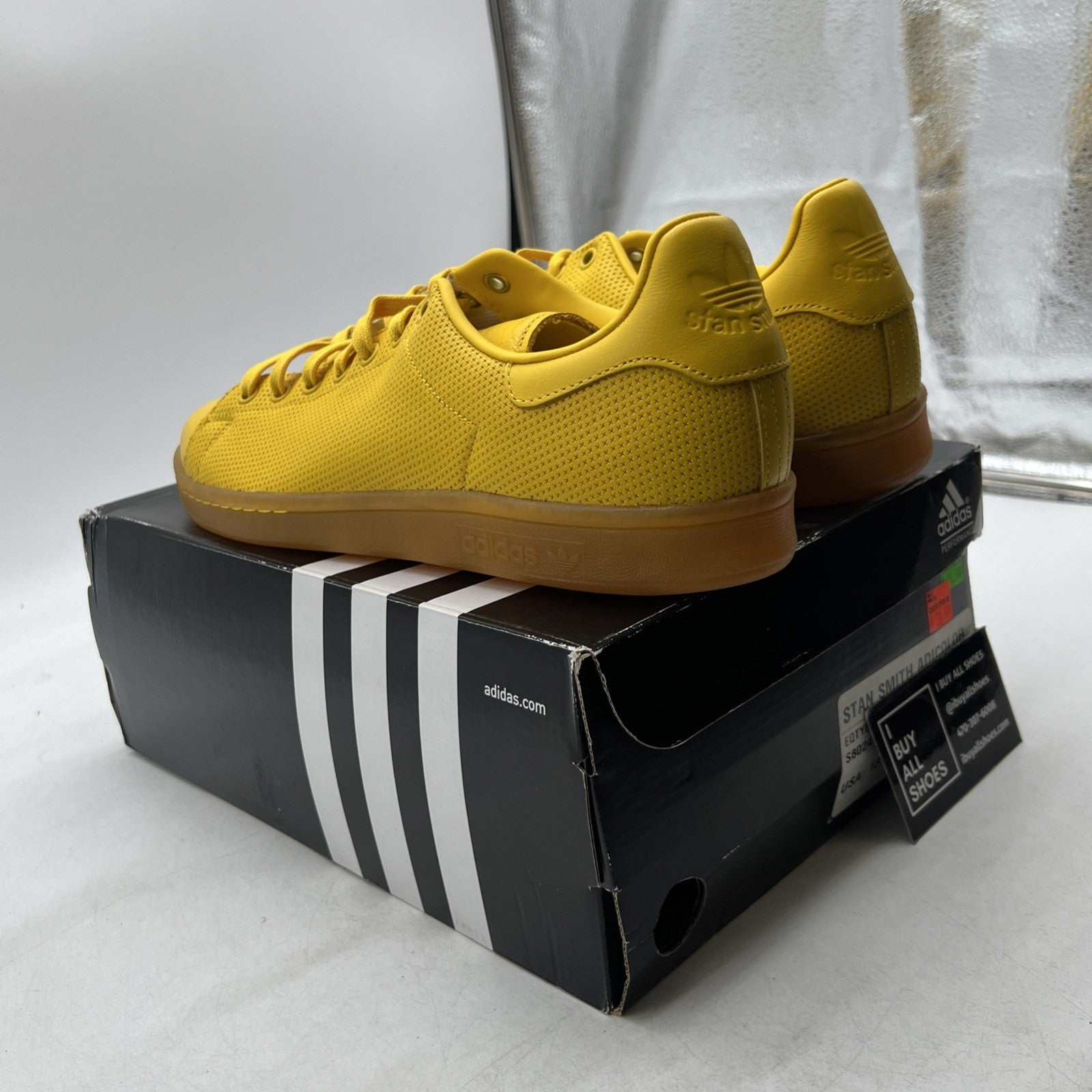 Size 13 - Adidas Stan Smith Adicolor Yellow (S80247)