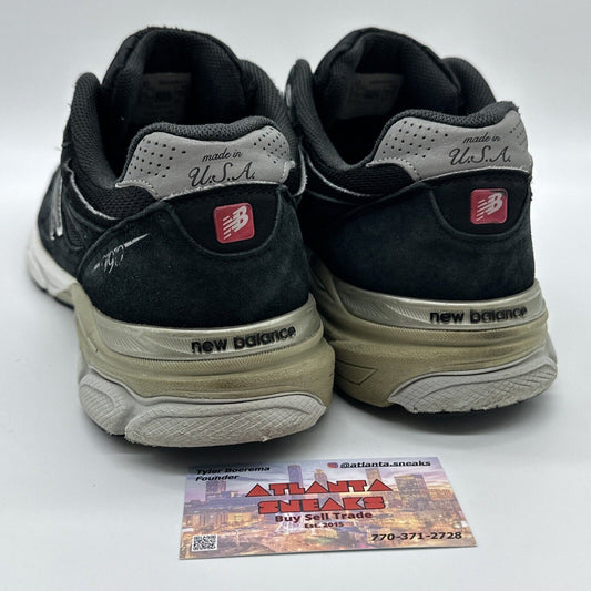 Size 12 - New Balance 990v3 Black White Kith M990bk3