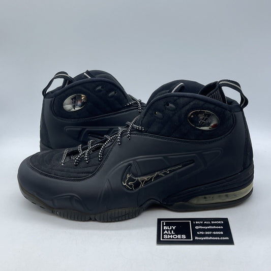 Size 13 - Nike 1/2 Cent Black Silver Suede Leather (344646-001)
