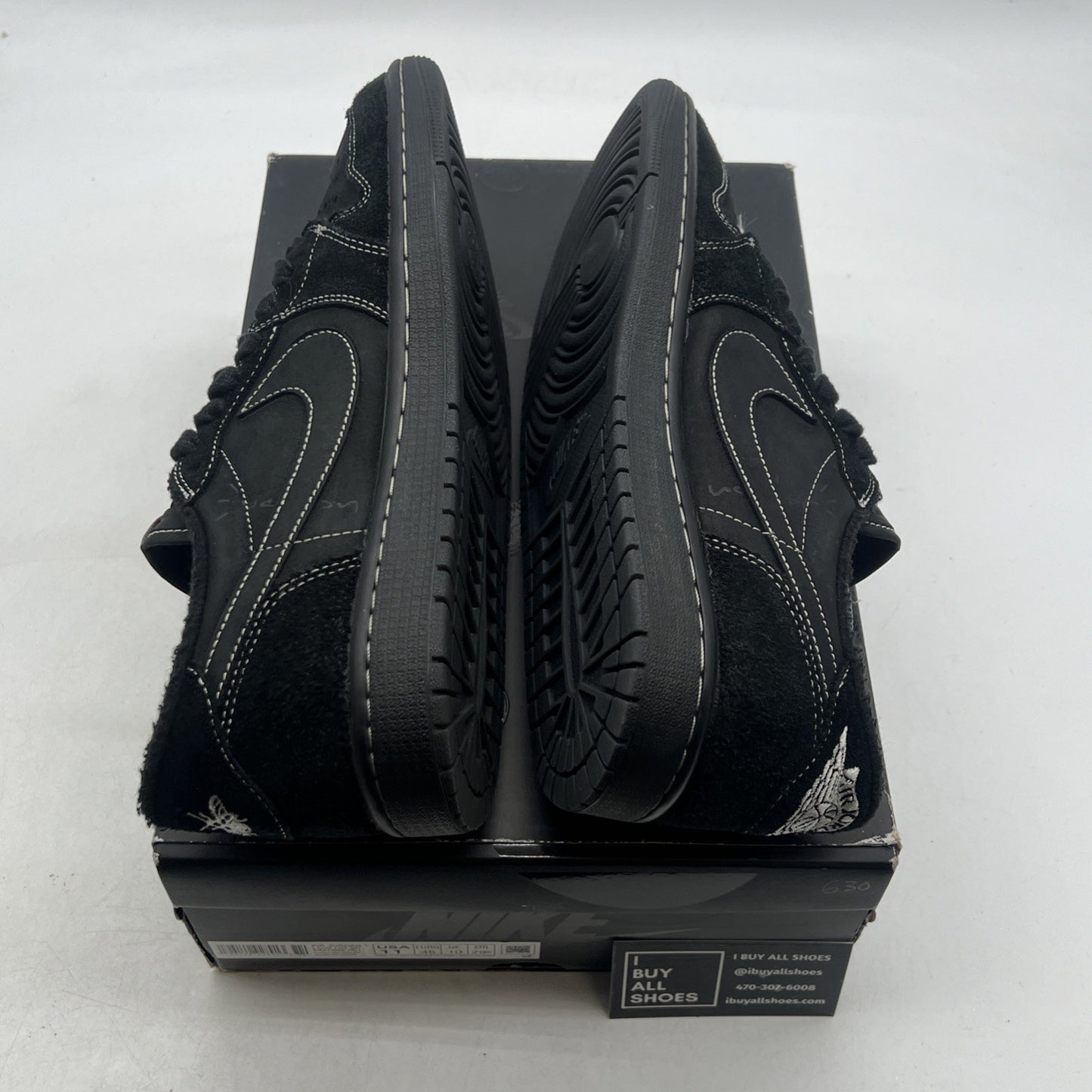Size 11 - Air Jordan 1 Retro Low OG SP x Travis Scott Black Phantom (DM7866-001)