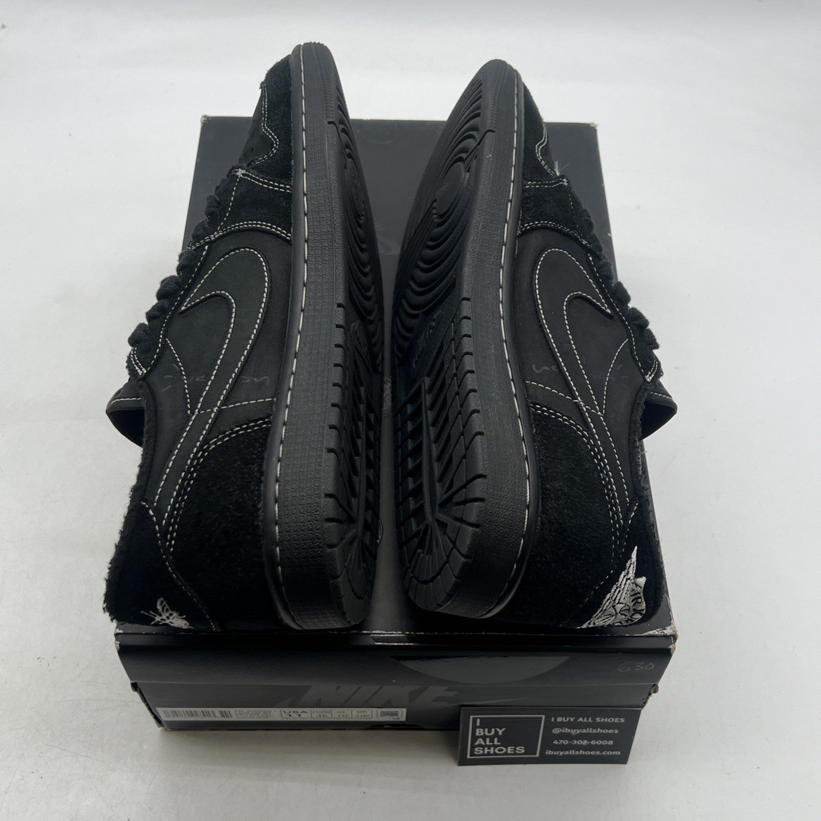 Size 11 - Air Jordan 1 Retro Low OG SP x Travis Scott Black Phantom (DM7866-001)