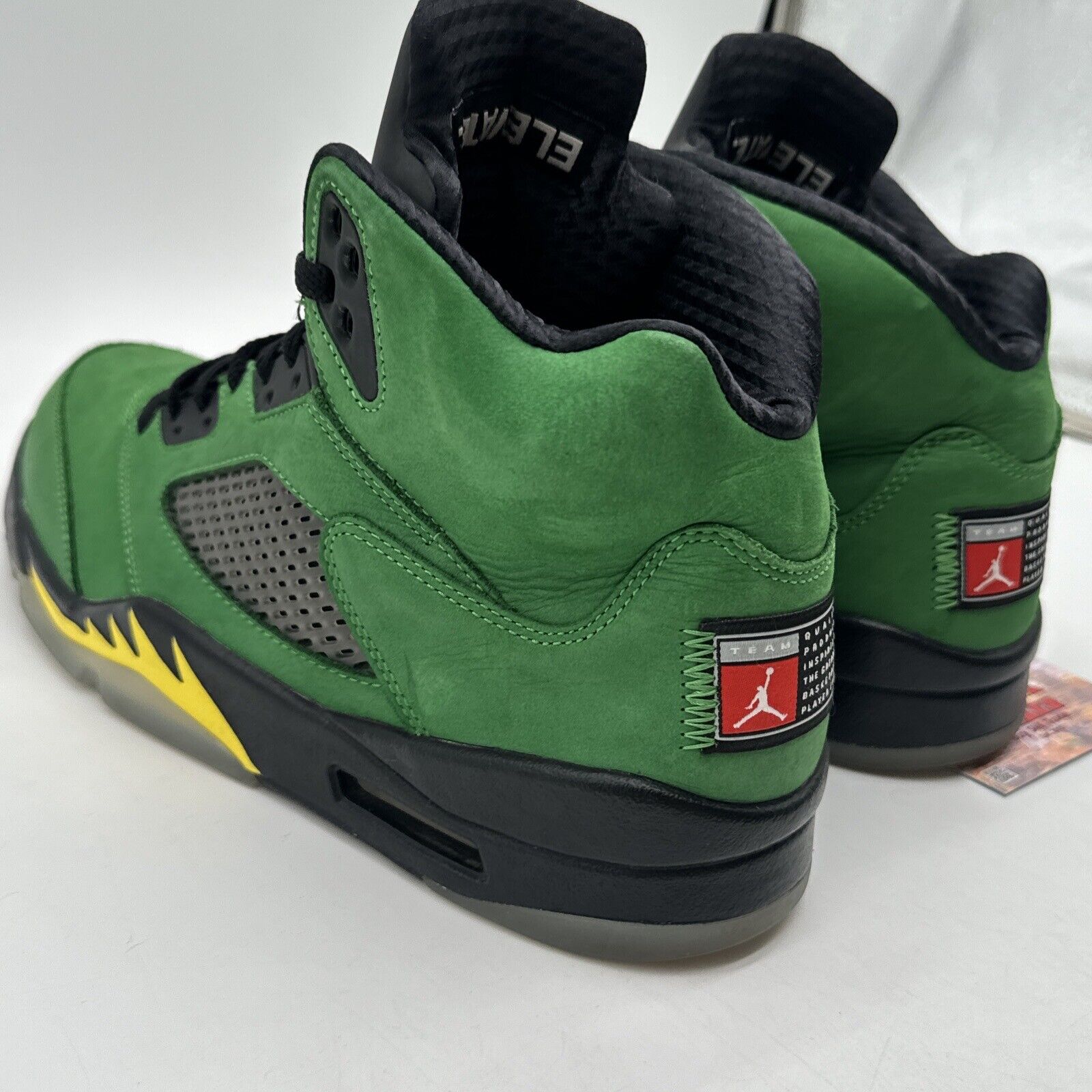 Size 11 - Jordan 5 Retro SE Oregon 2020 Green Yellow Icy Some Suede Quilted