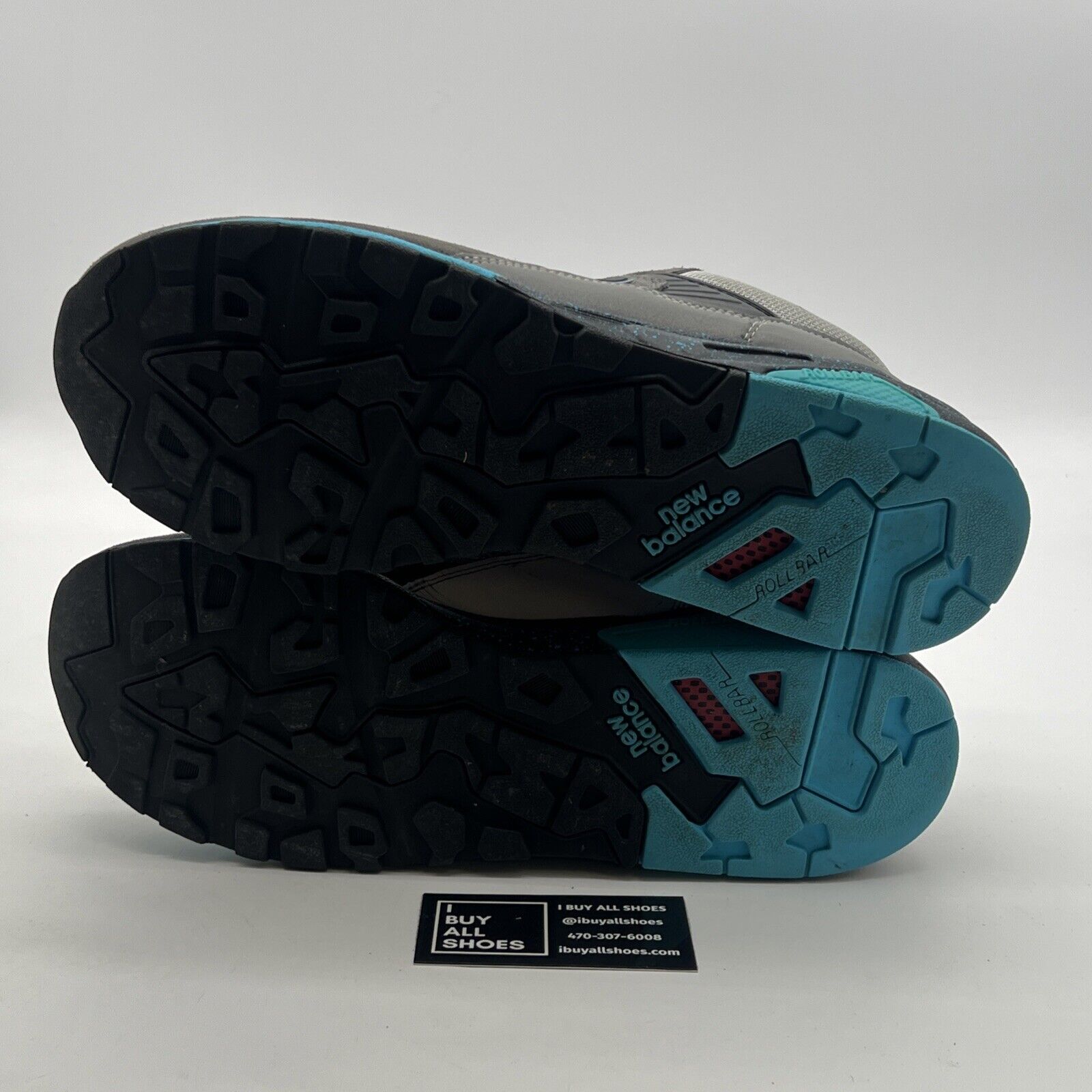 Size 13 - New Balance MT580 Grey/Black-Blue (MT580HTT)