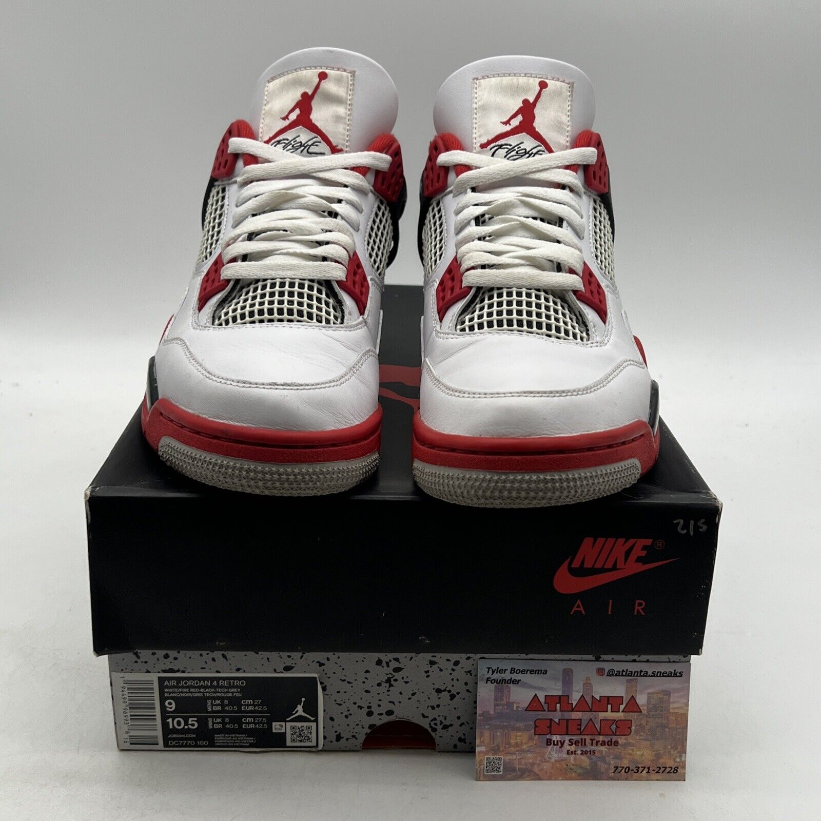 Size 9 - Jordan 4 Retro OG Mid Fire Red (DC7770-160)