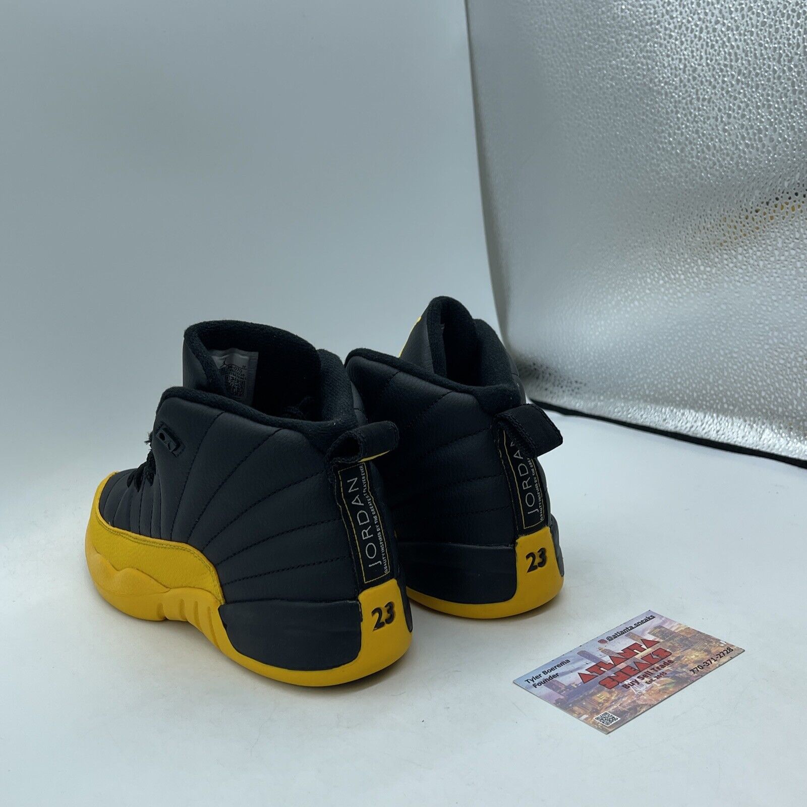 Size 3Y (PS) - Jordan 12 Retro Mid University Gold Yellow Black (151186-070)