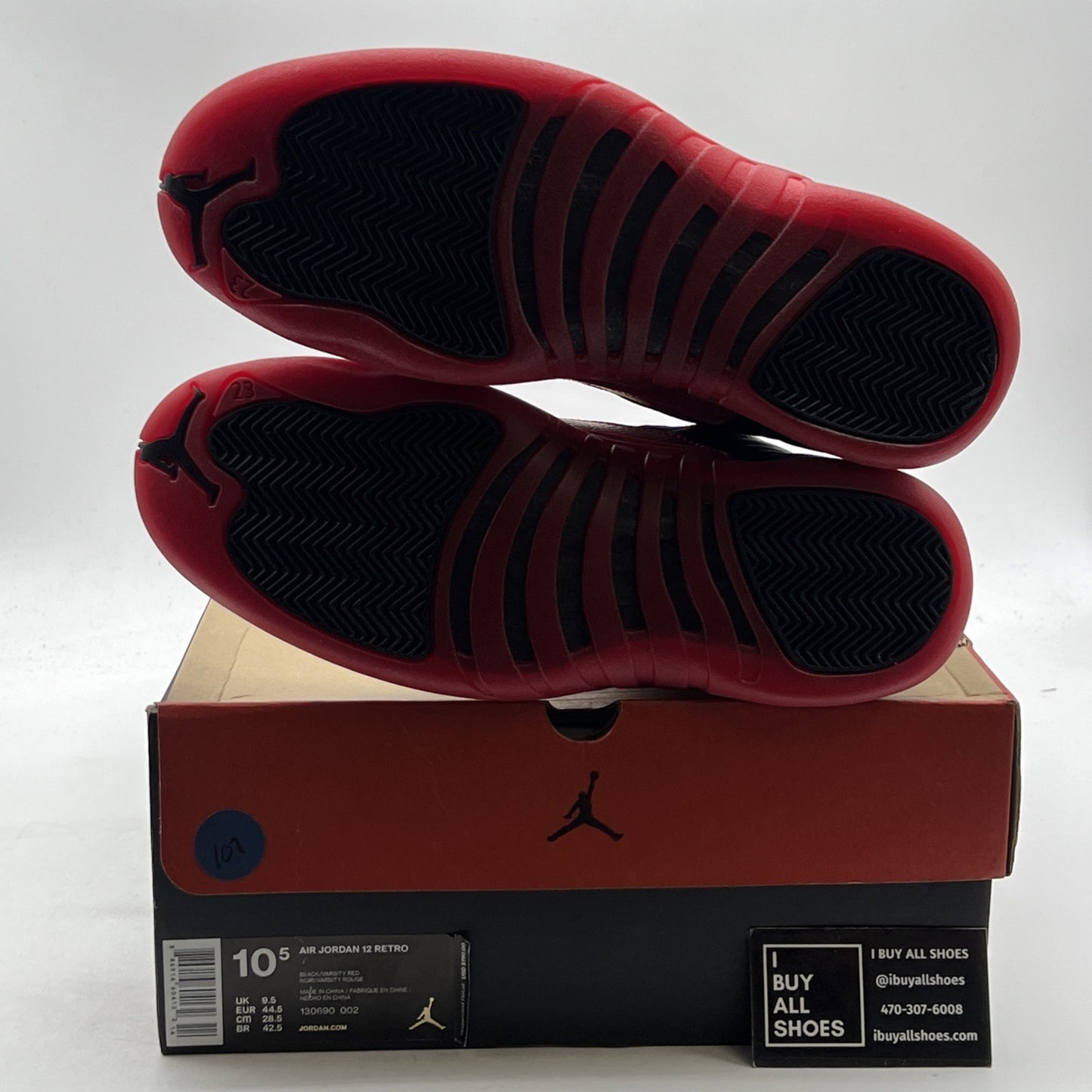 Size 10.5 - Air Jordan 12 Retro Mid Flu Game (130690-002)