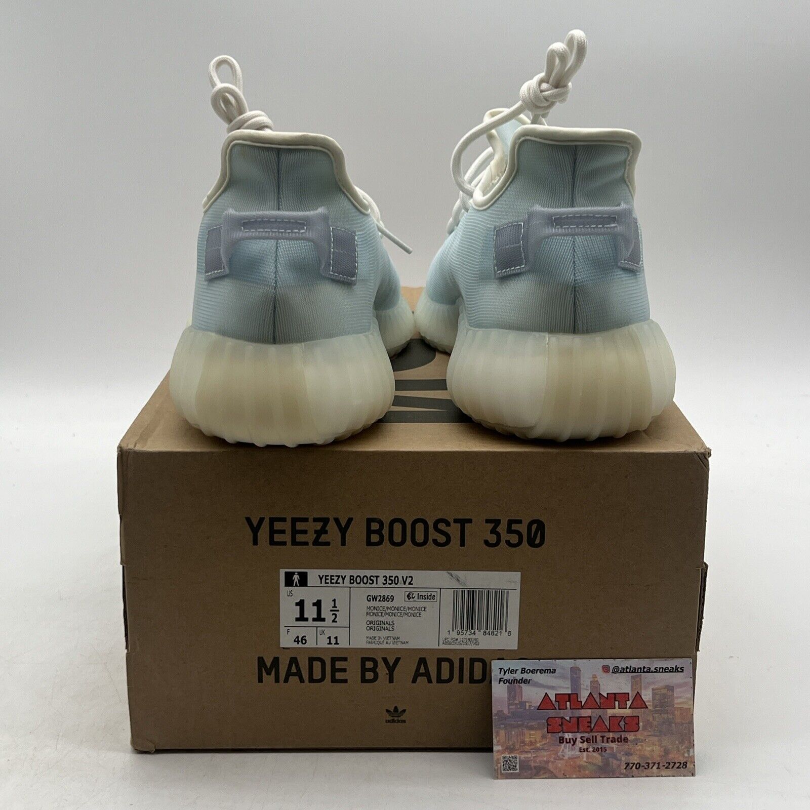 Size 11.5 - adidas Yeezy Boost 350 V2 Mono Ice (GW2869)