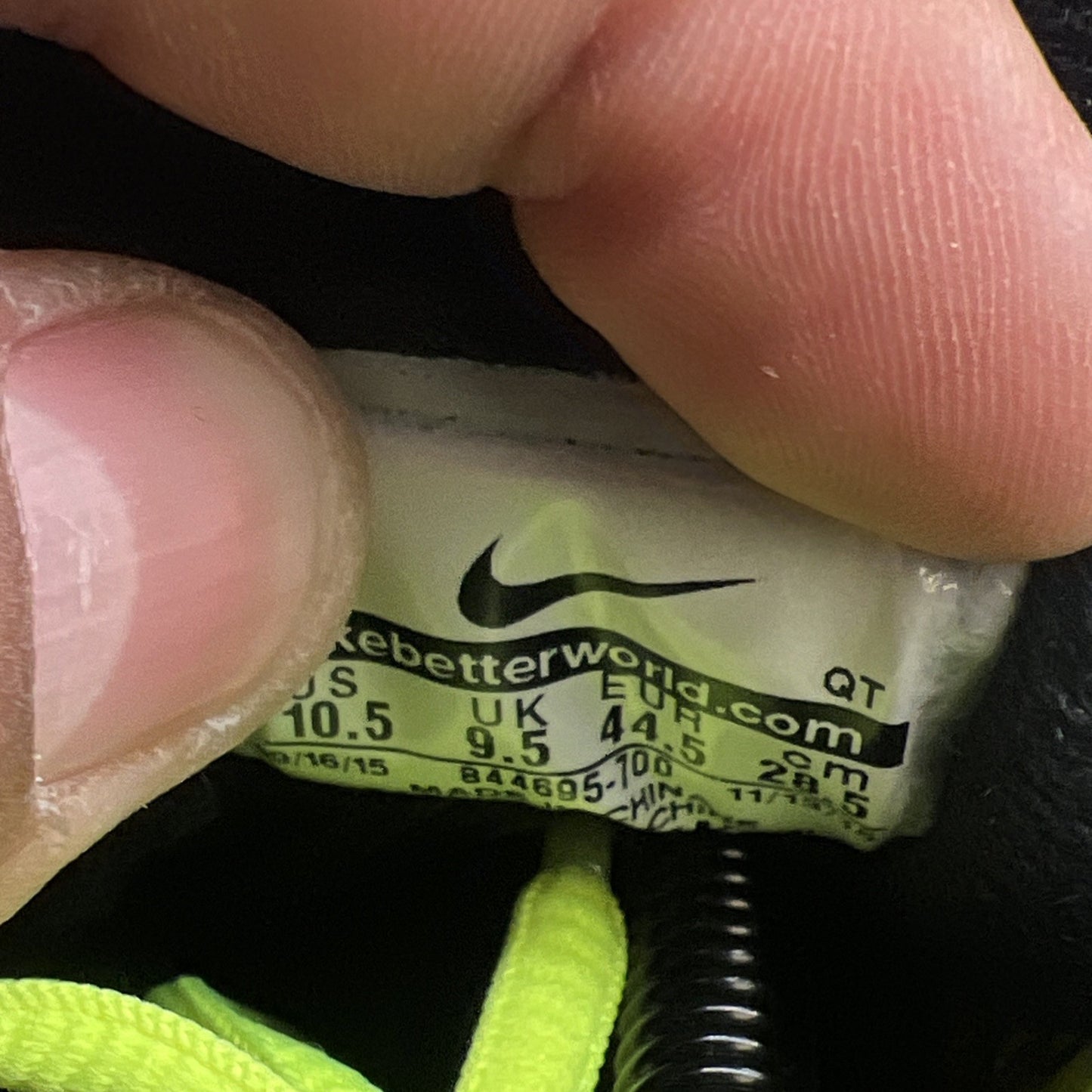 Size 10.5 - Nike Air Zoom Talaria '16 Volt (844695-700)