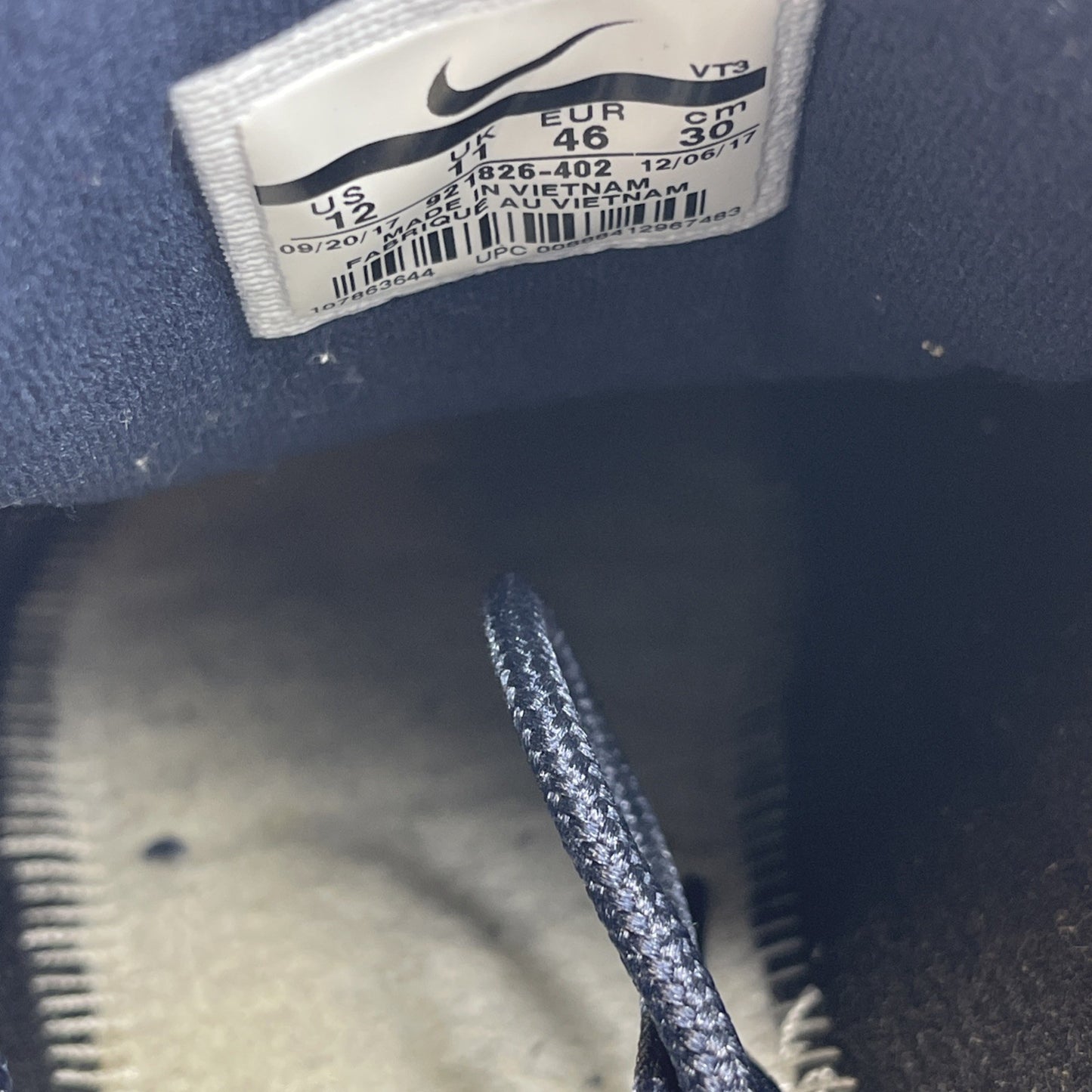 Size 12 - Nike Air Max 97 Obsidian Blue Suede Leather (921826-402)