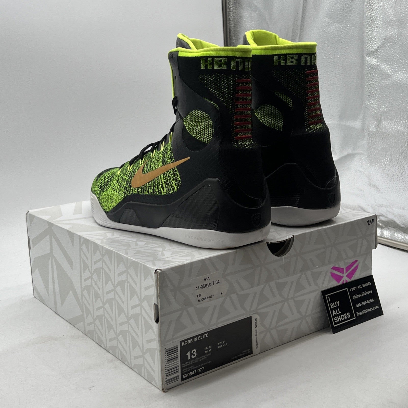 Size 13 - Nike Kobe 9 Elite Victory (630847-077)