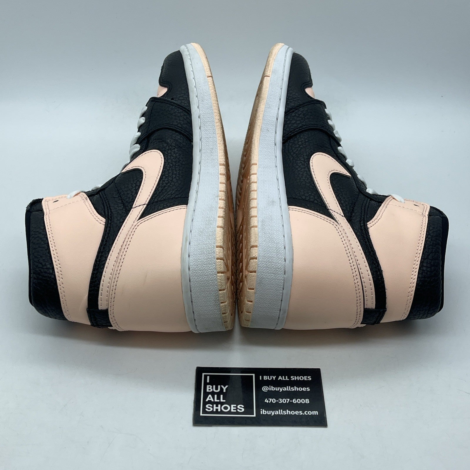 Size 10 - Air Jordan 1 Retro OG High Crimson Tint Black Leather (555088-081)