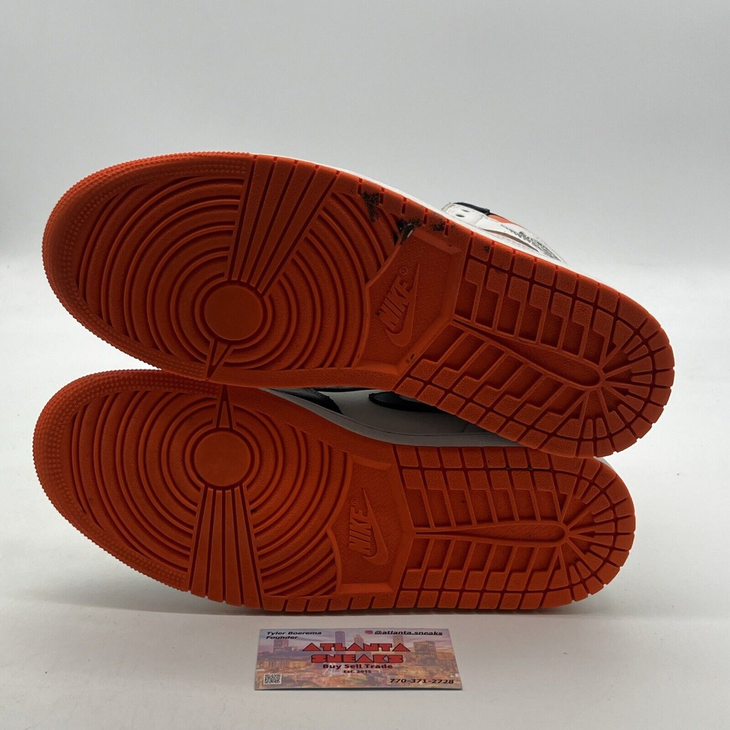 Size 9 - Air Jordan 1 Retro High Electro Orange (555088-180)