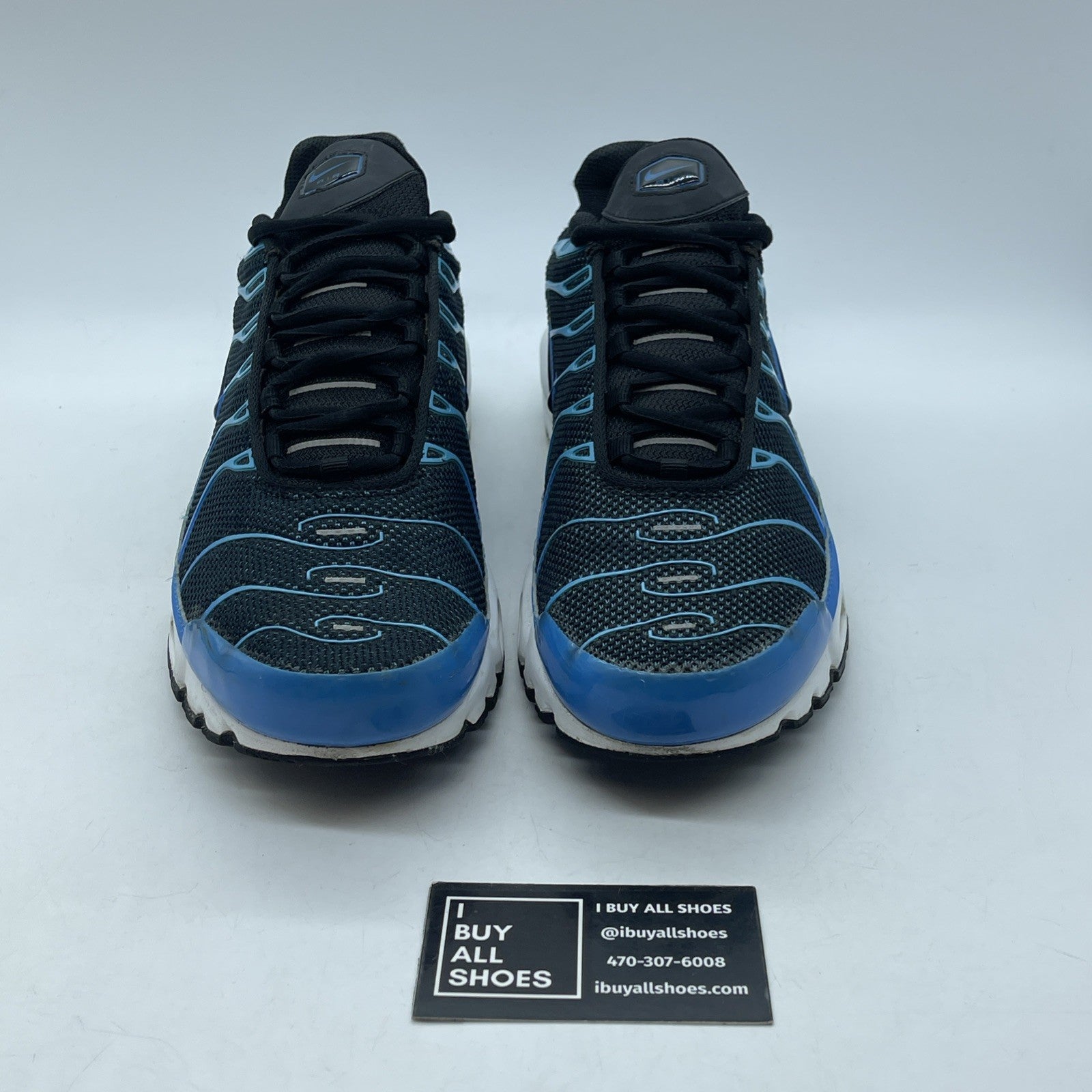 Size 10.5 - Nike Air Max Plus University Blue Black Suede (852630-410)