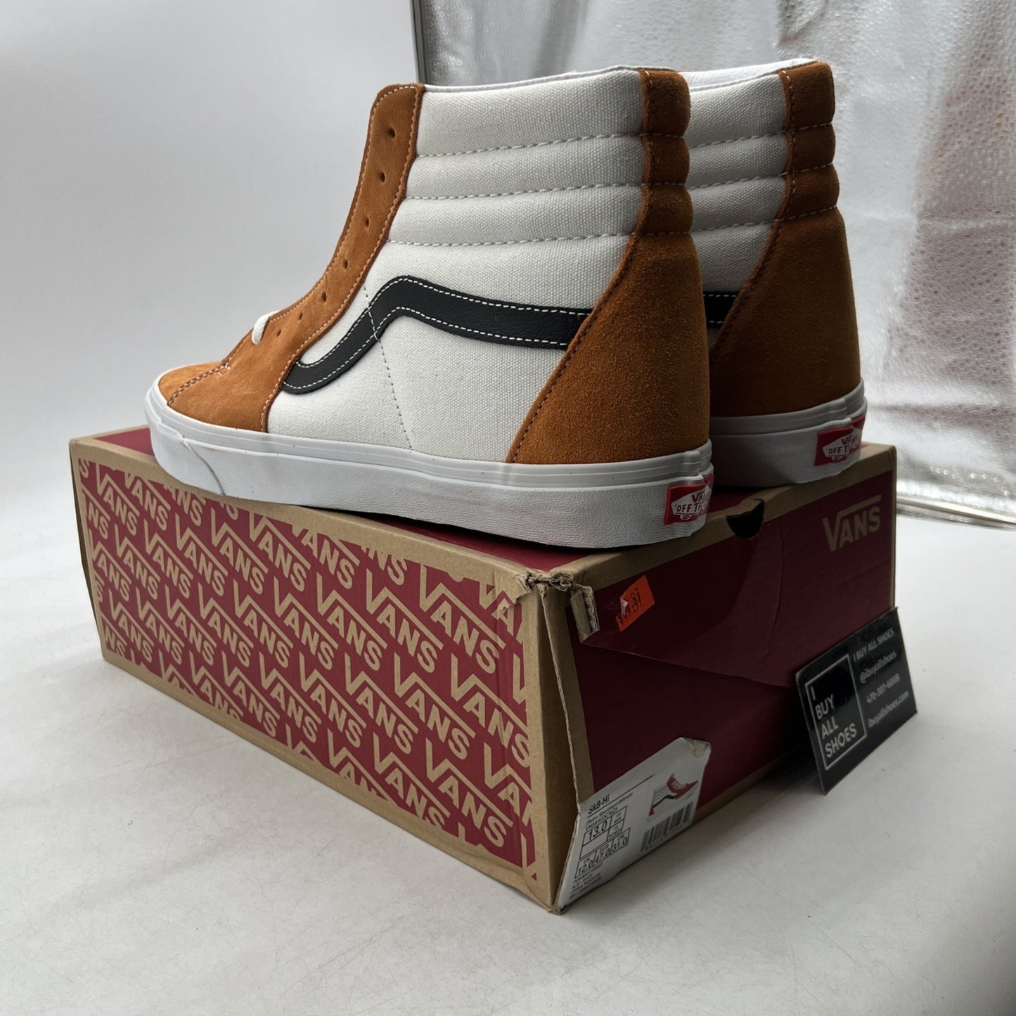 Size 13 - Vans Sk8- High Retro Sport - Apricot Buff (VN0A4U3CWZ5)