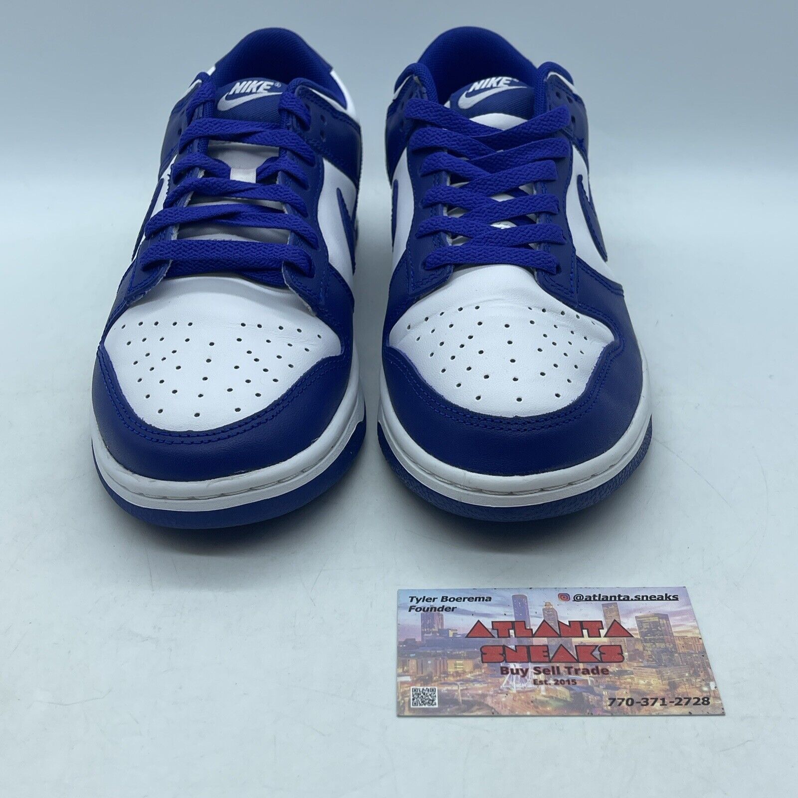 Size 8 - Dunk Low Concord Blue White Leather (DV0833-103)