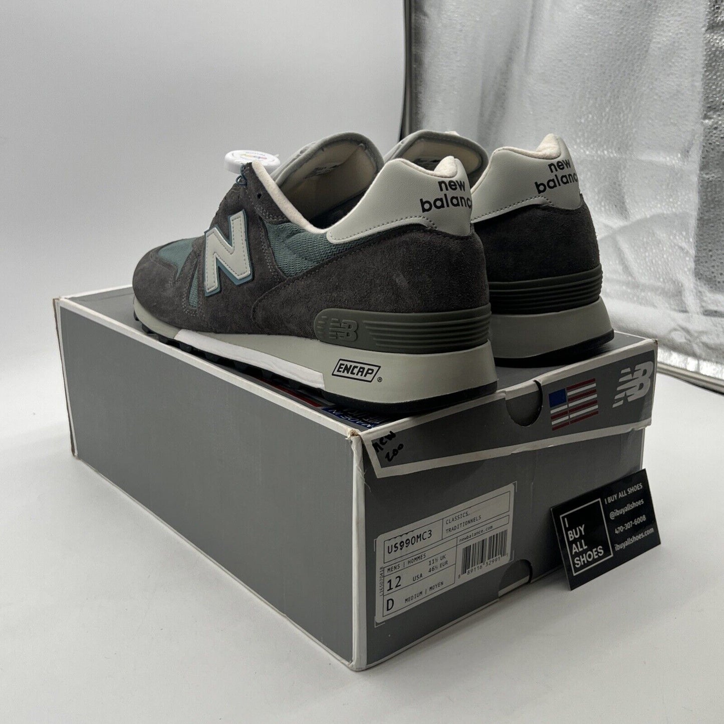 Size 12 -New Balance 1300 Steel Blue-(M1300CLS)