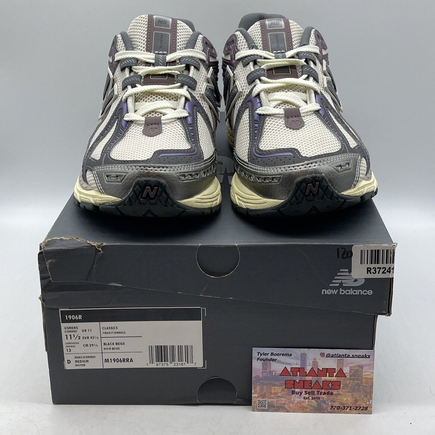 Size 11.5 - New Balance 1906R Licorice Purple Grey White Suede (M1906RRA)