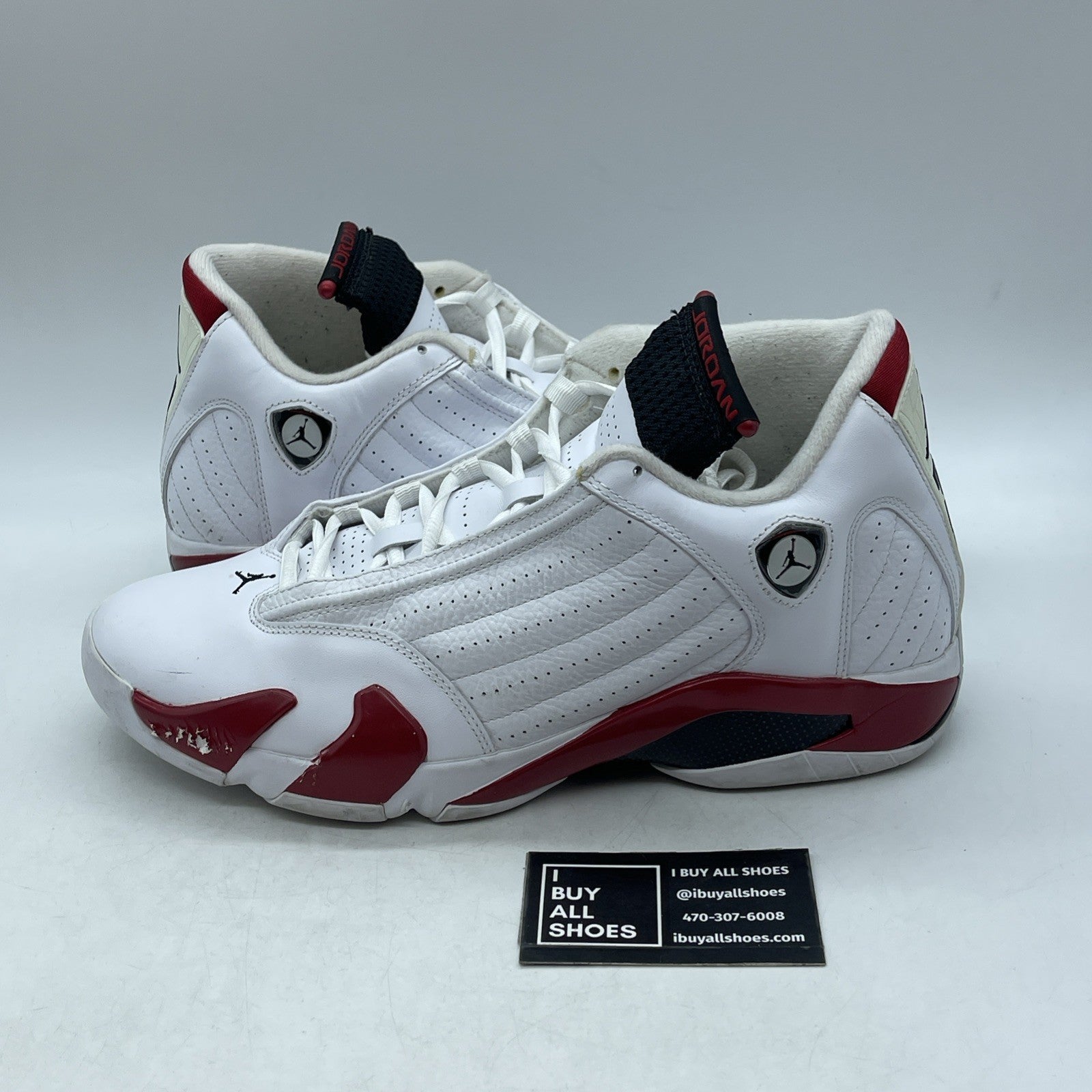 Size 11.5 - Air Jordan 14 Retro 2012 Candy Cane (487471-101)