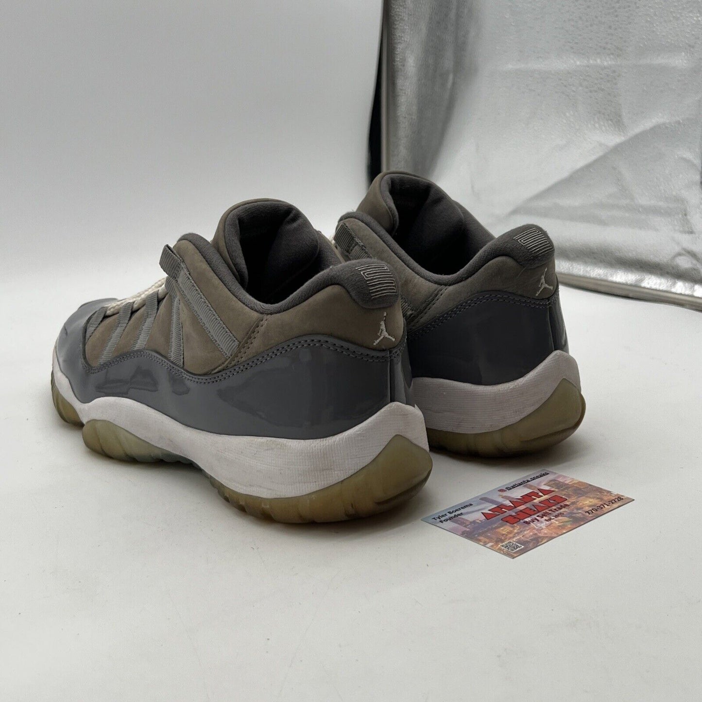 Size 10.5 - Air Jordan 11 Retro Low Cool Grey 2018 (528895-003)