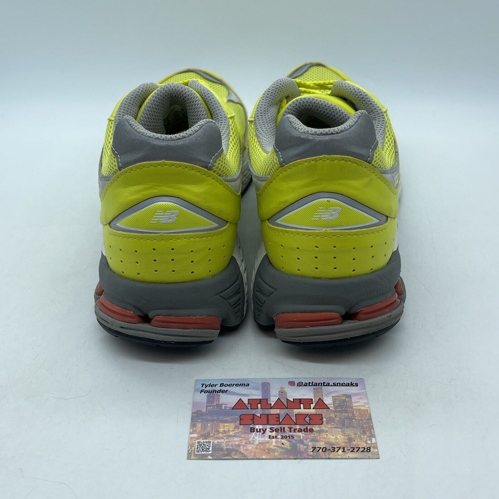 Size 10 - New Balance 2002R Sulpher Yellow Grey Suede Leather (M2002RLC)