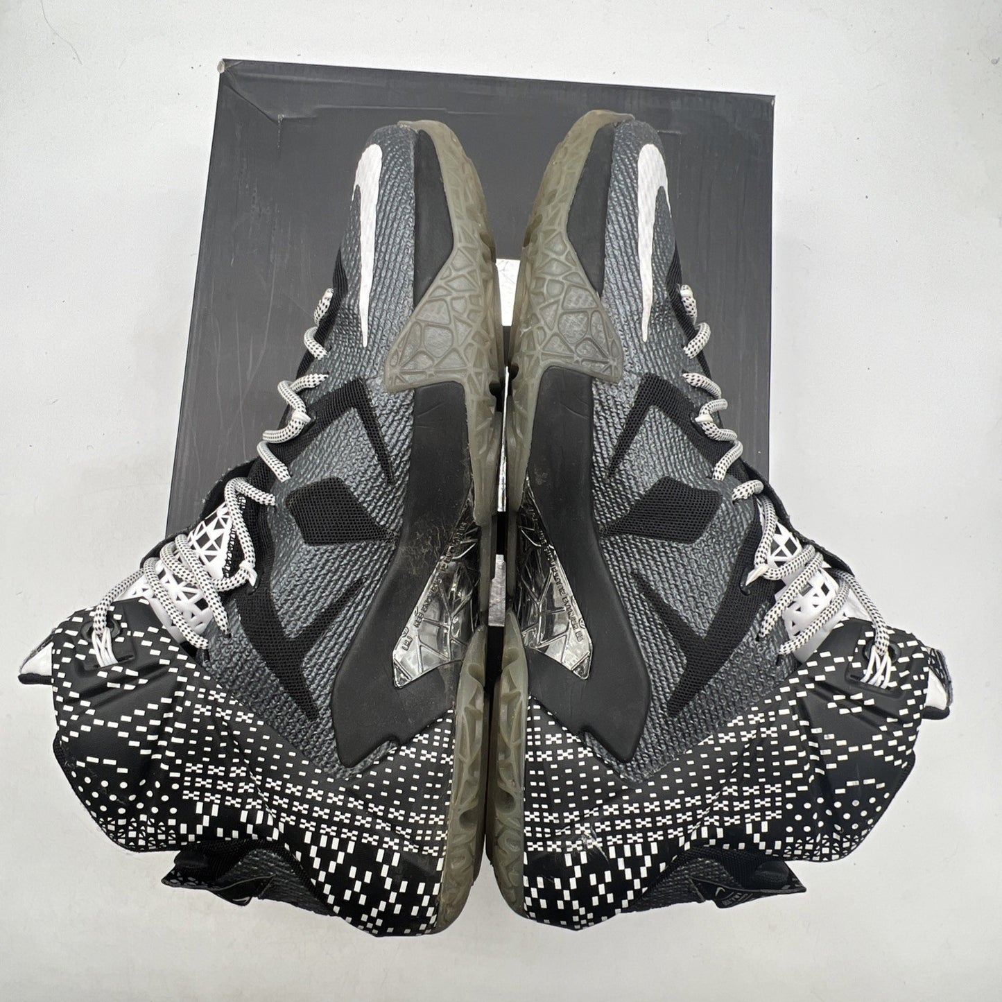 Size 13 - Nike LeBron 12 BHM - (718825-001)