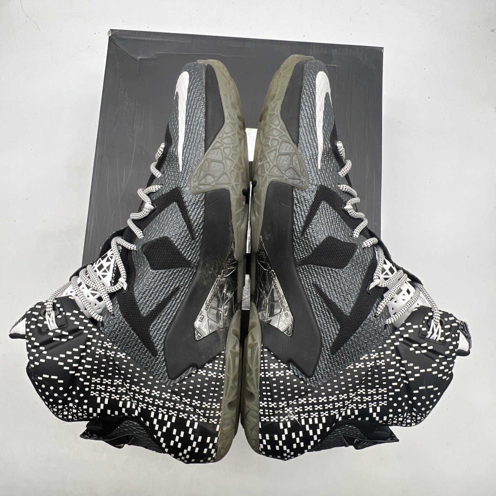 Size 13 - Nike LeBron 12 BHM - (718825-001)
