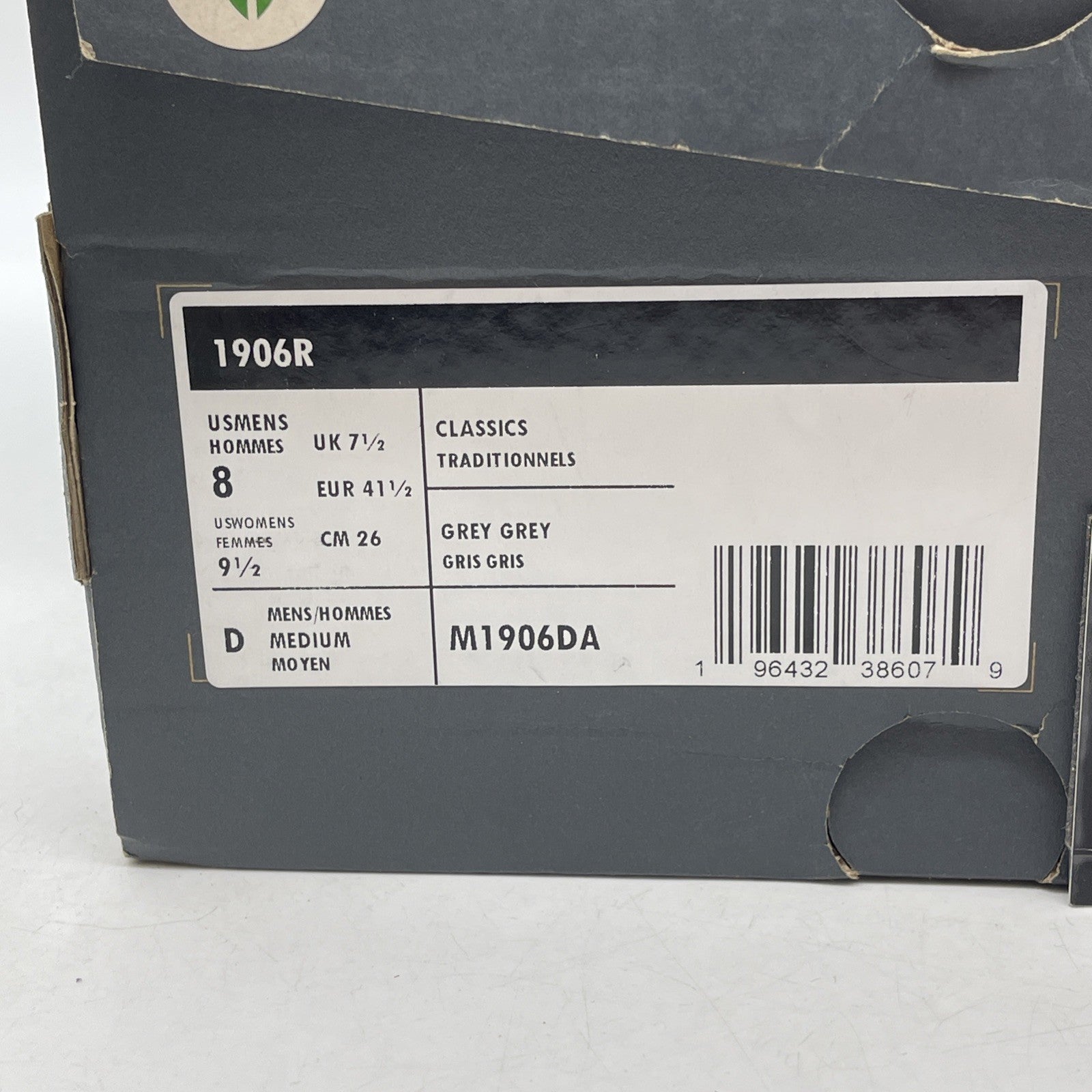 Size 8 - New Balance 1906D Protection Pack - Castlerock Grey (M1906DA)