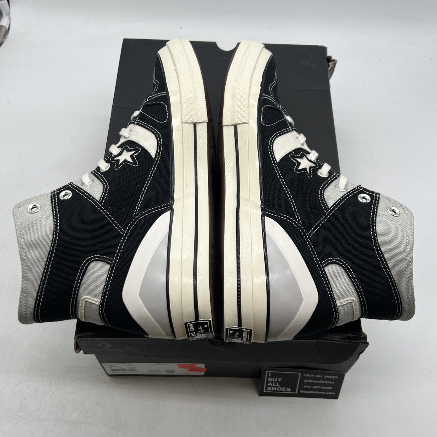 Size 13 - Converse Chuck 70 E260 High Black/White (166462C)