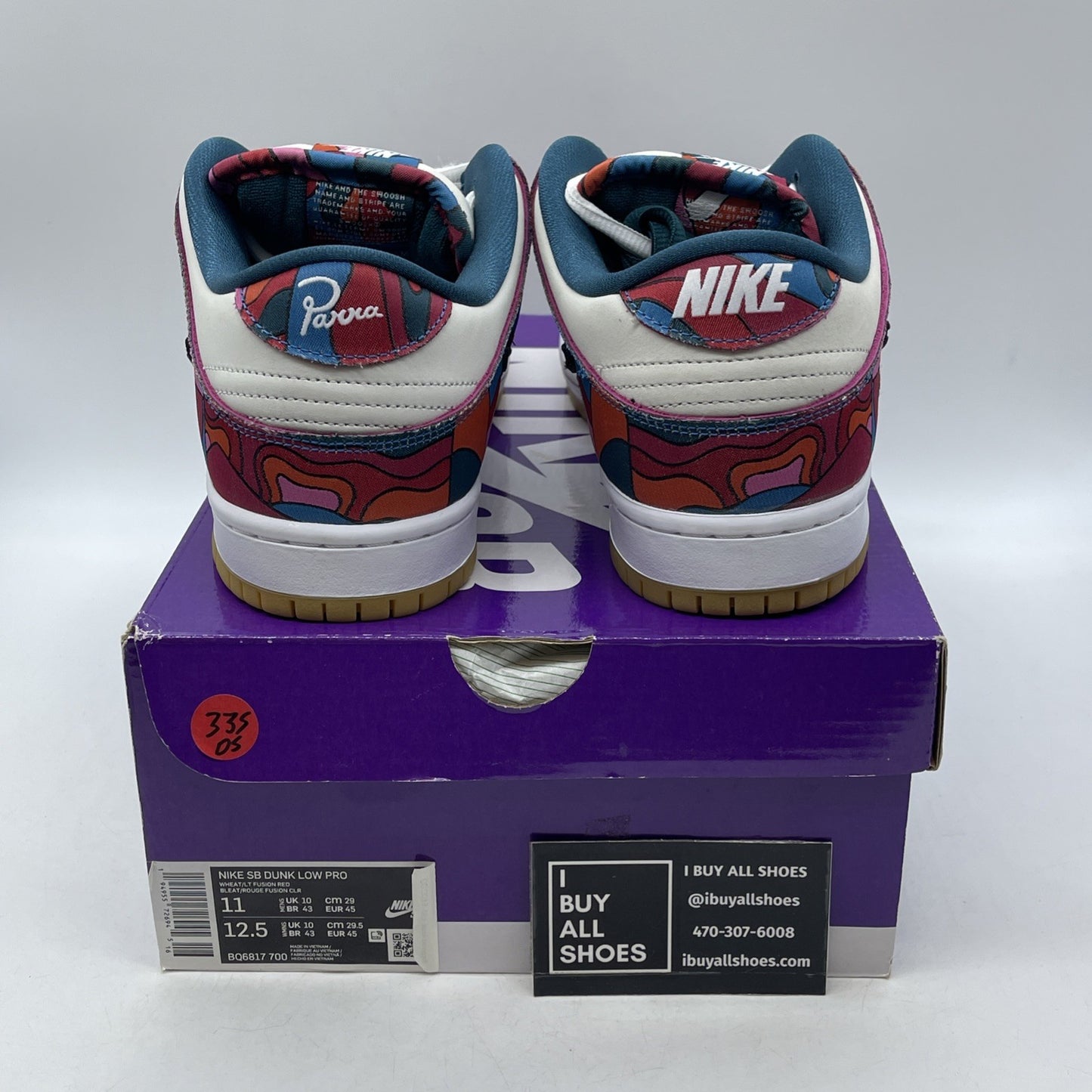 Size 11 - Nike Dunk SB Low Reverse Papa Bear (BQ6817-700