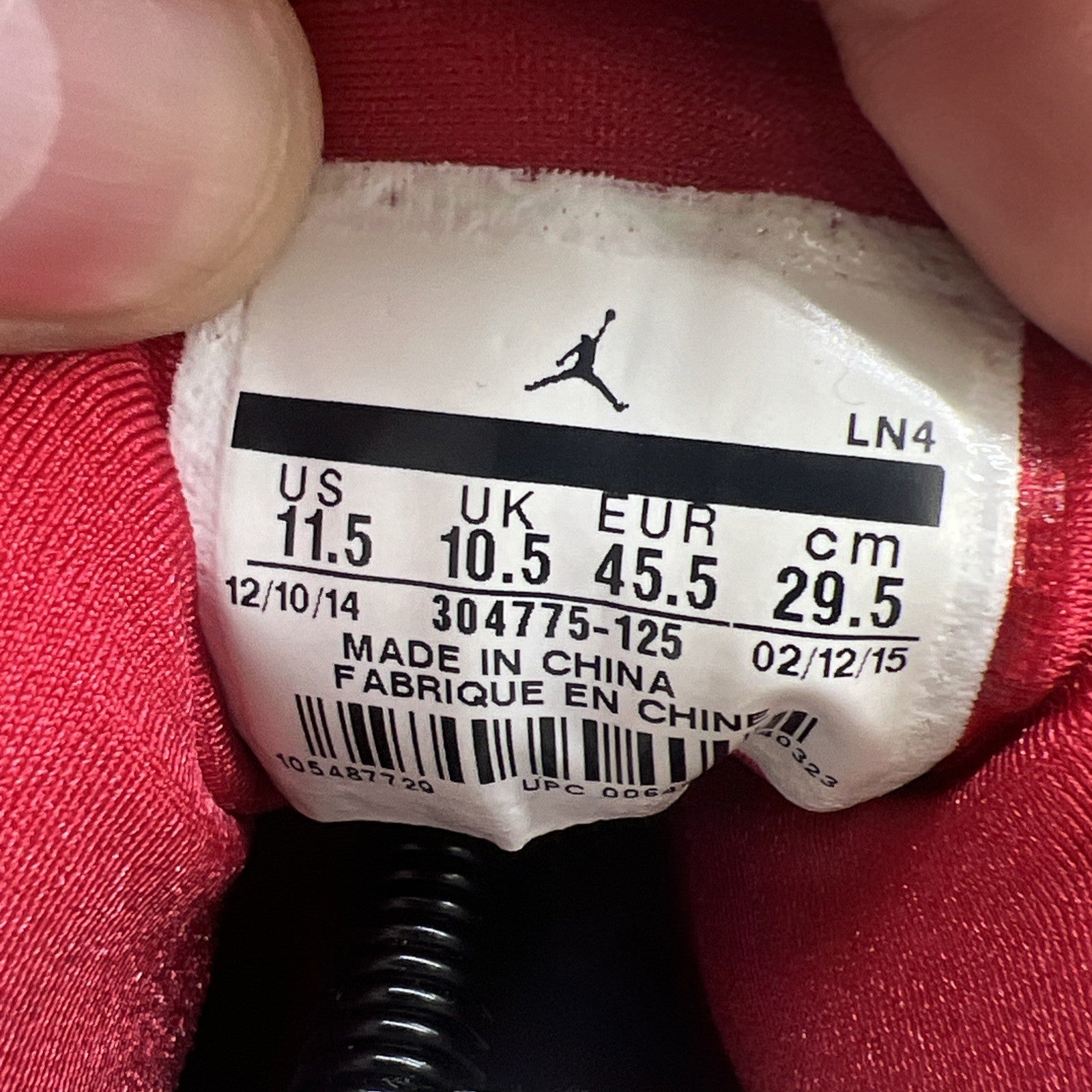 Size 11.5 - Air Jordan 7 Retro 2015 Hare (304775-125)
