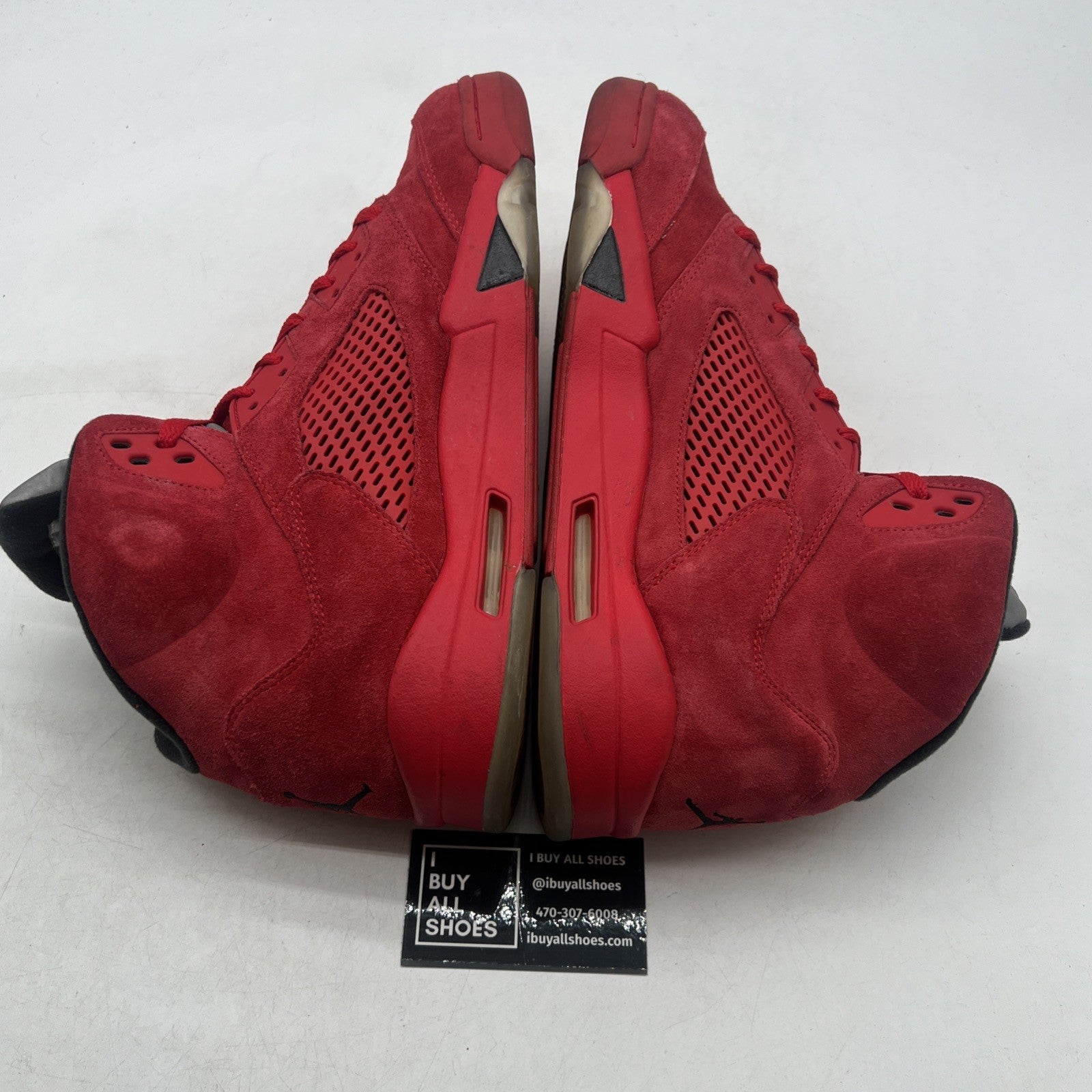 Size 13 - Air Jordan 5 Retro Red Suede (136027-602)