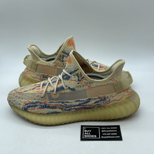 Size 12.5 - adidas Yeezy Boost 350 V2 Low MX Oat Blue Orange Suede (GW3773)