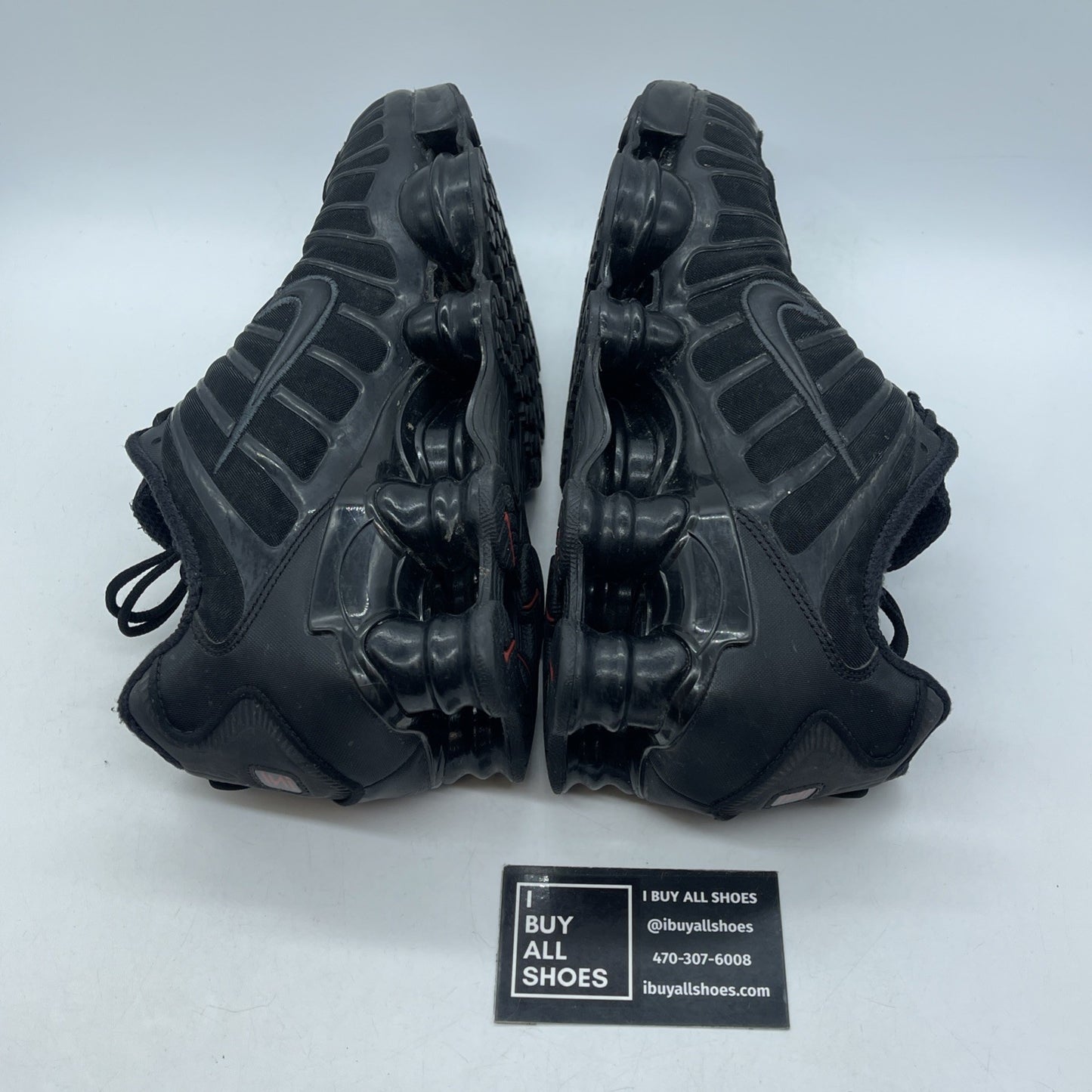Size 9.5 - Nike Shox TL Metallic Hematite Black Suede Leather (AV3595-002)