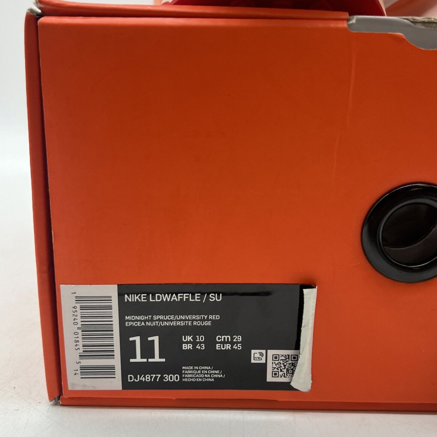 Size 11 - Nike sacai x Undercover x LDWaffle Midnight Spruce University Red