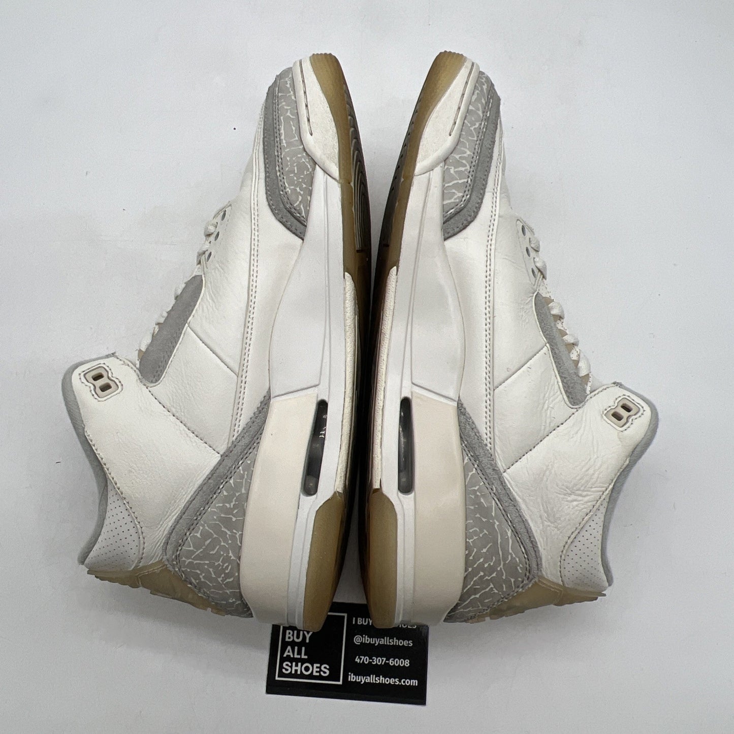 Size 11 - Air Jordan 3 Retro Craft Ivory/Grey White Leather (FJ9579-100)