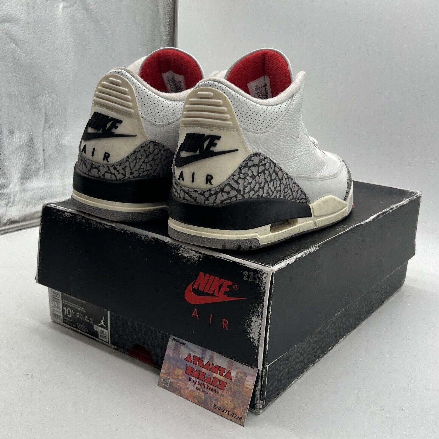Size 10.5 - Air Jordan 3 Retro Mid White Cement Reimagined (DN3707-100)