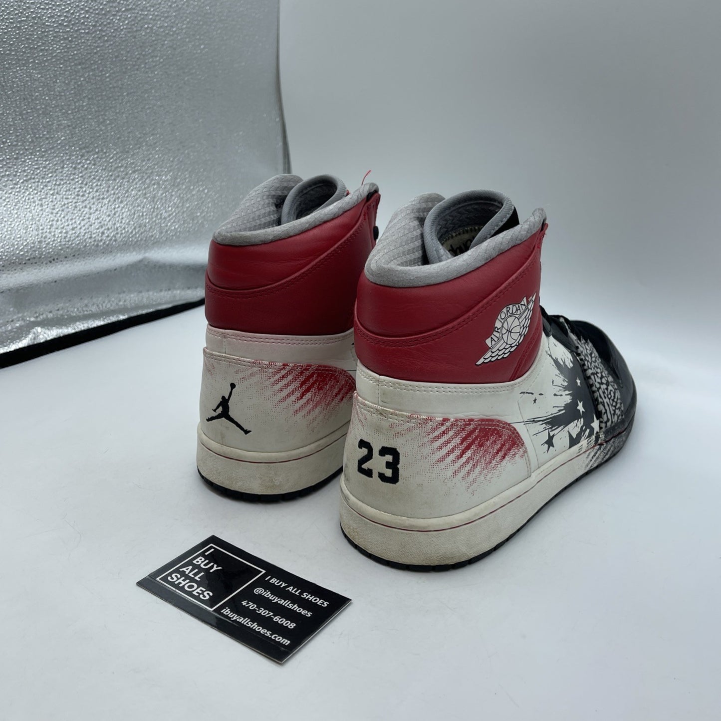 Size 13 - Dave White x Air Jordan 1 Retro High Wings Of The Future (464803-001)