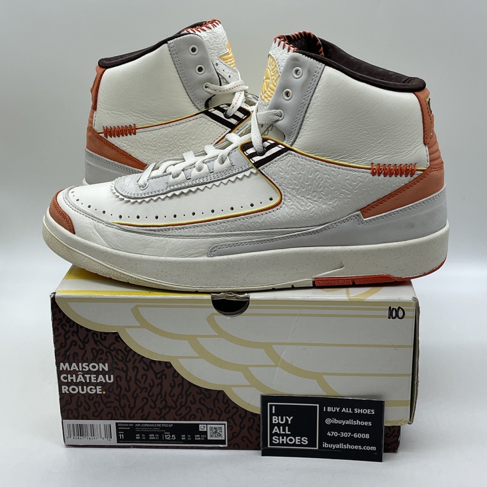 Size 11 - Maison Château Rouge x Air Jordan 2 United Youth International