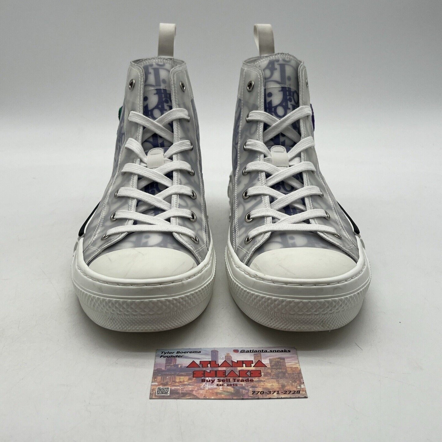 Size 10 - Dior B23 High X Kenny Scharf Purple White Green (3SH118ZKY-H065)