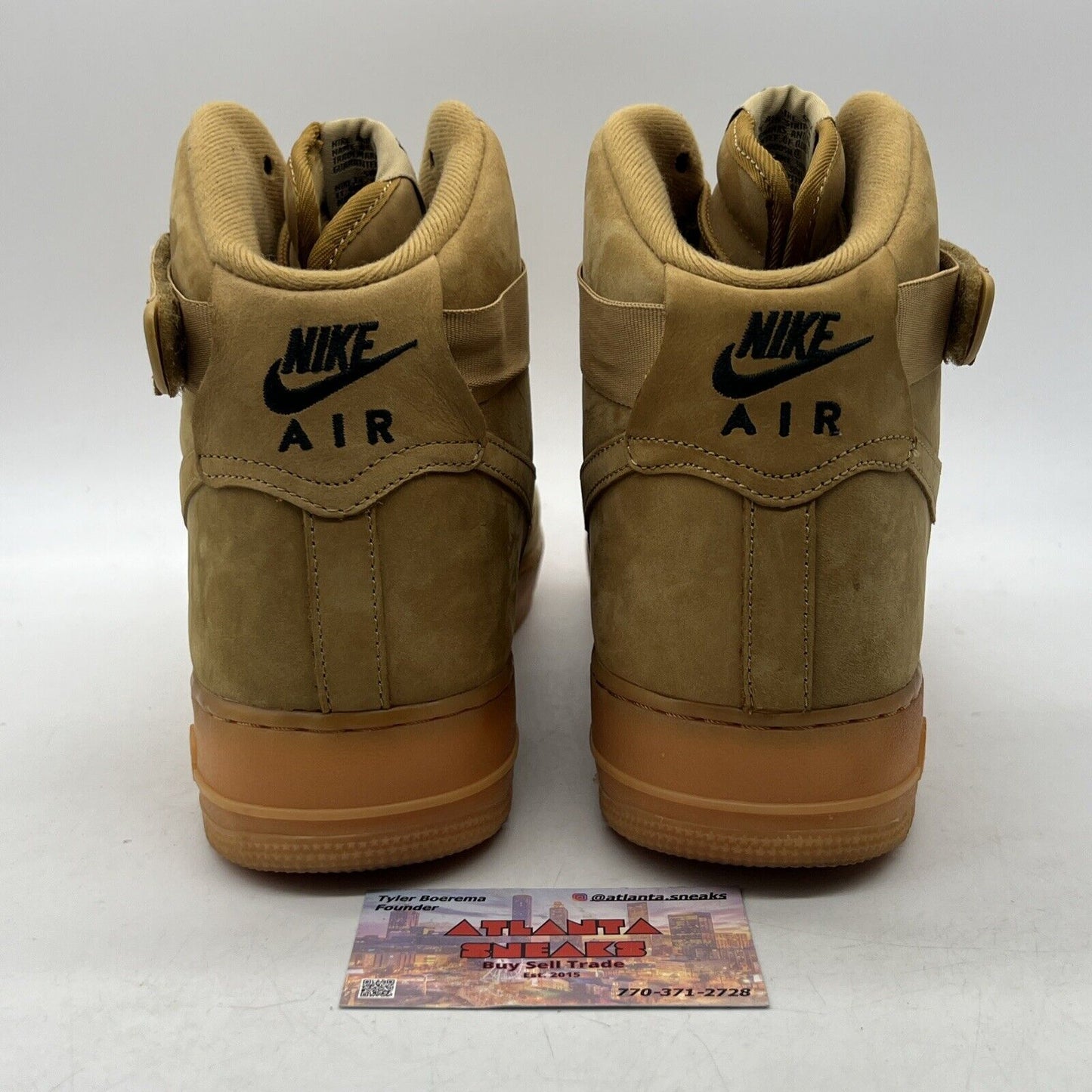 Size 13 - Nike Air Force 1 '07 LV8 WB High Flax (882096-200)