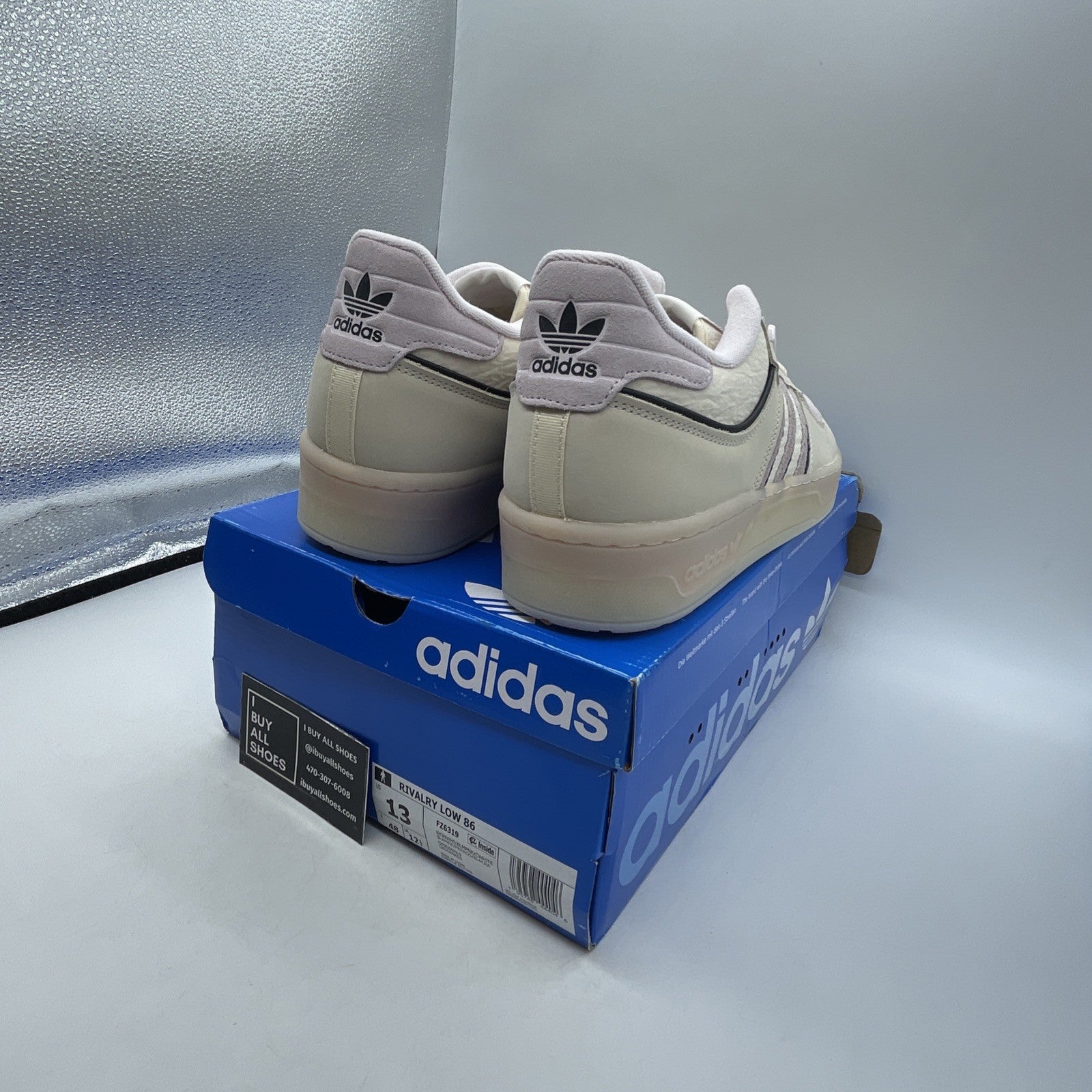 Size 13 - Adidas Rivalry 86 Low Wonder White Almost Pink (FZ6319)
