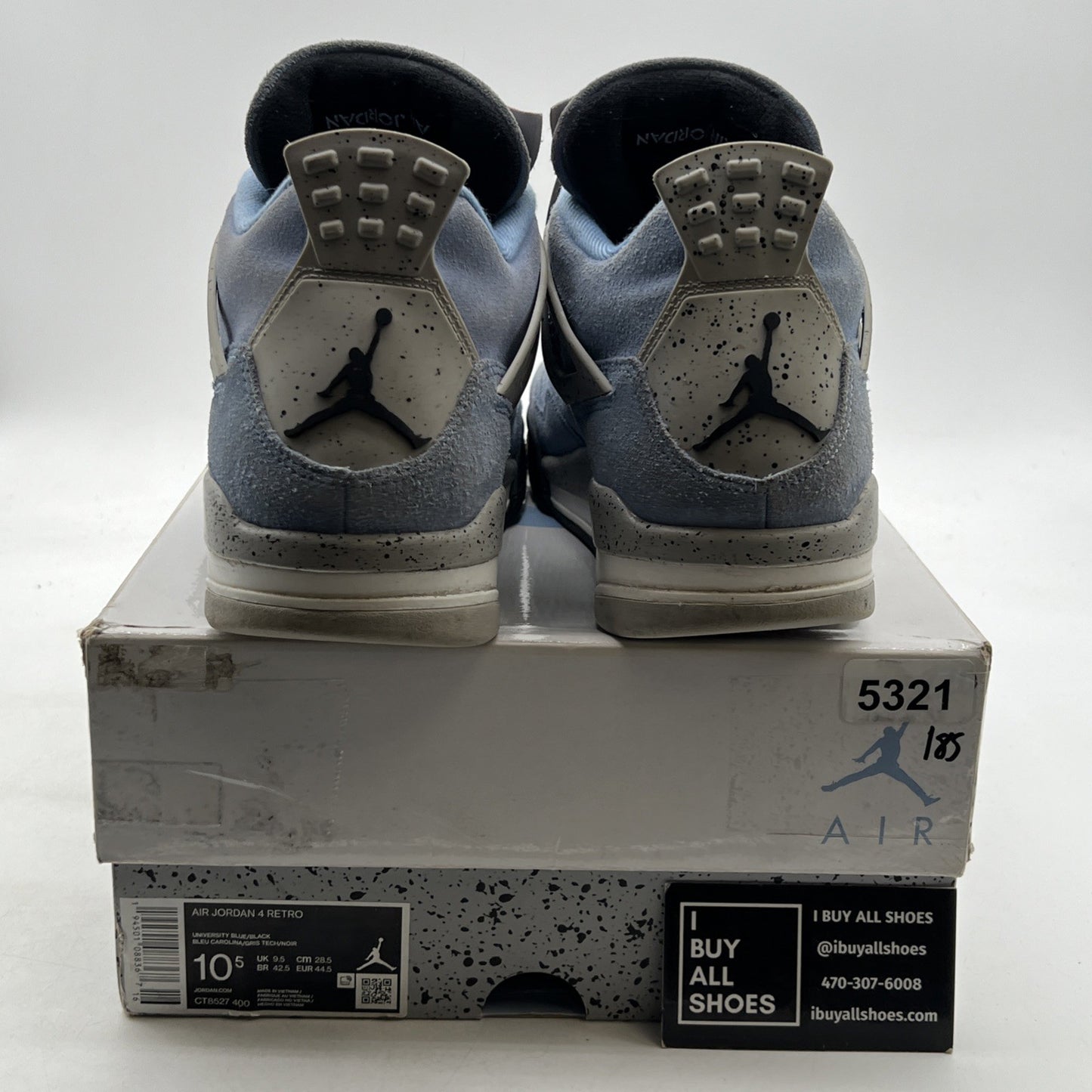 Size 10.5 - Air Jordan 4 Retro Mid University Blue (CT8527-400)