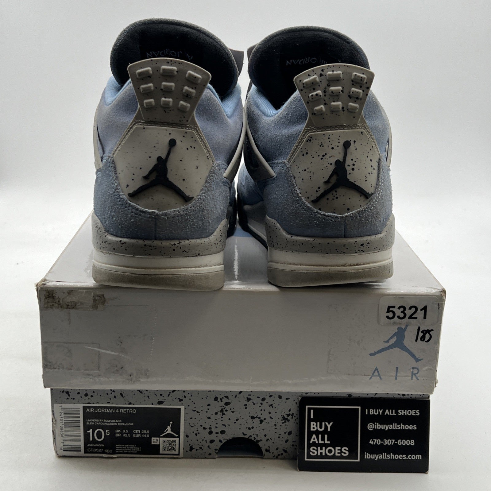 Size 10.5 - Air Jordan 4 Retro Mid University Blue (CT8527-400)