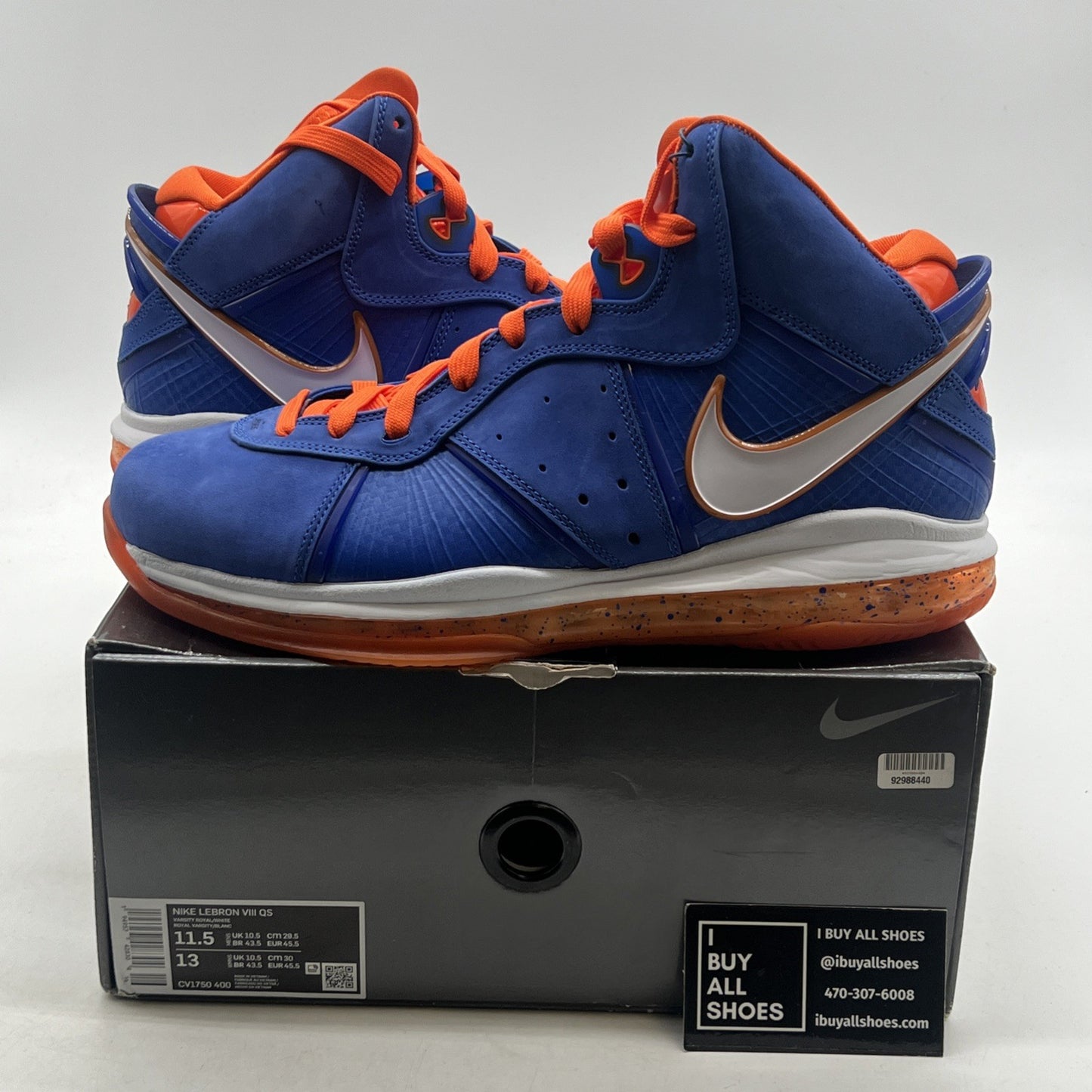 Size 11.5 - Nike LeBron 8 HWC - (CV1750-400)