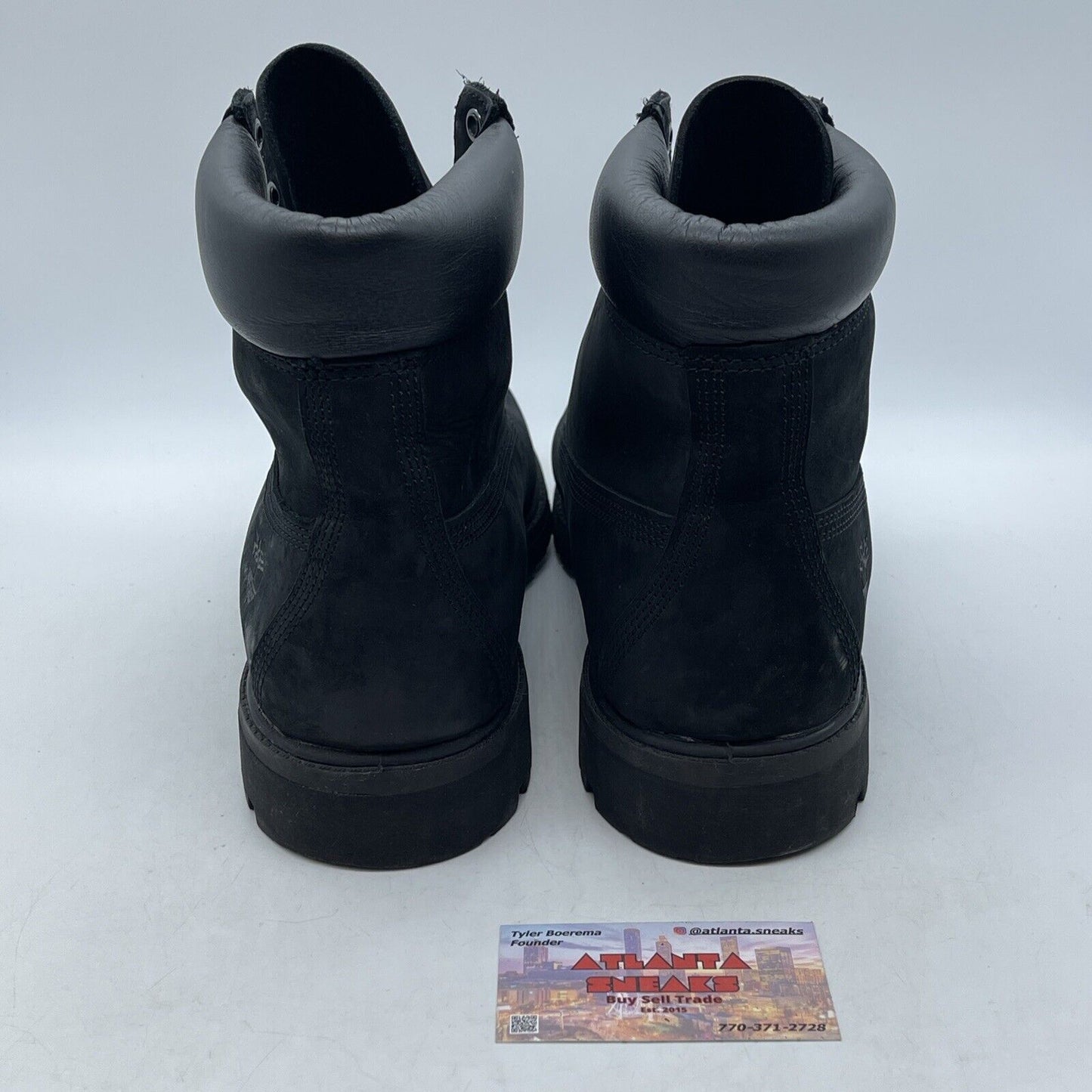 Size 12 - Timberland Men 6 INCH Premium Boot  Black Suede Leather (10073A3935)