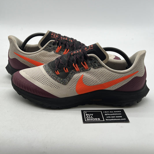 Size 10.5 - Nike Air Zoom Pegasus 36 Trail Light Orewood Crimson (CU4842-100)