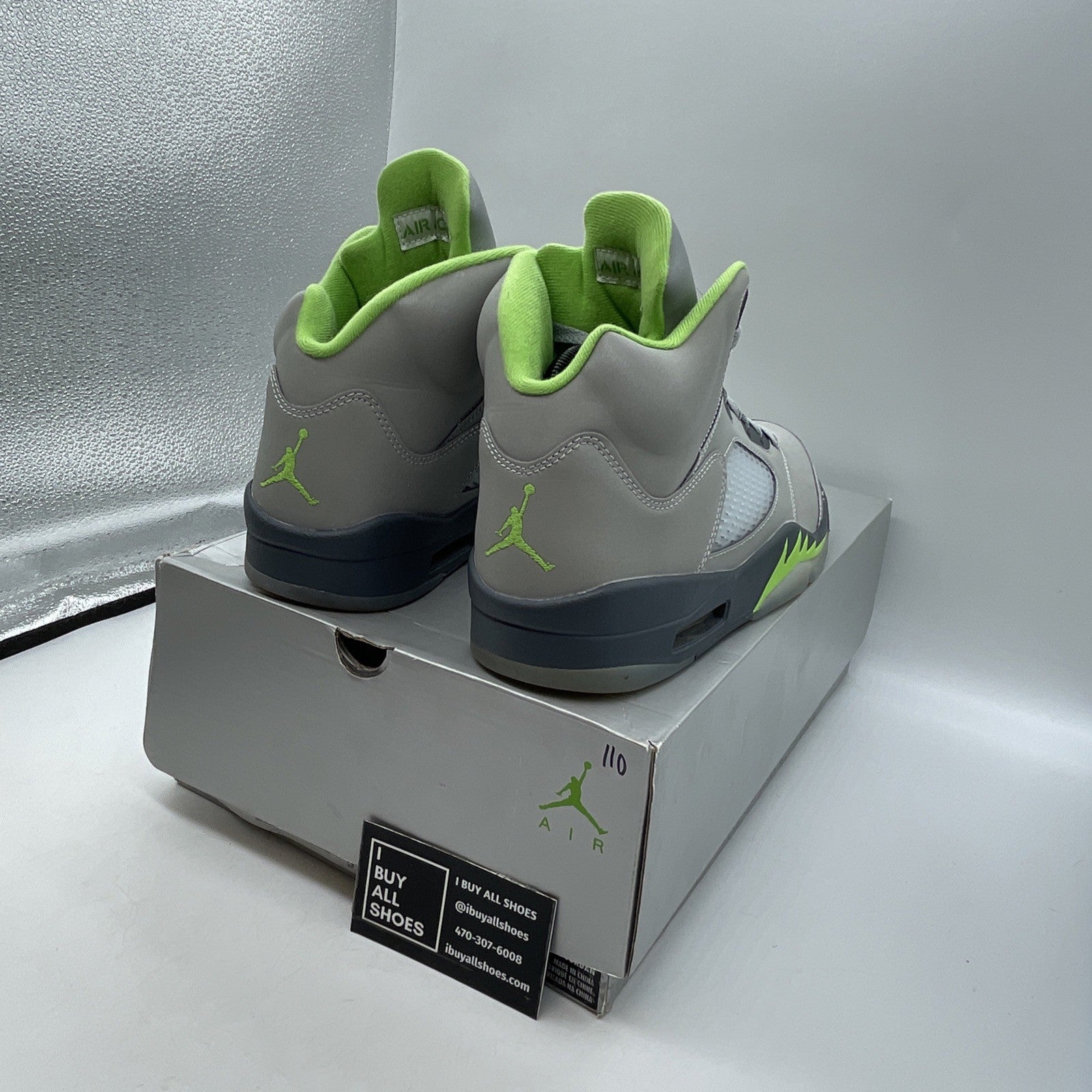 Size 9 - Air Jordan 5 Retro Green Bean (DM9014-003)
